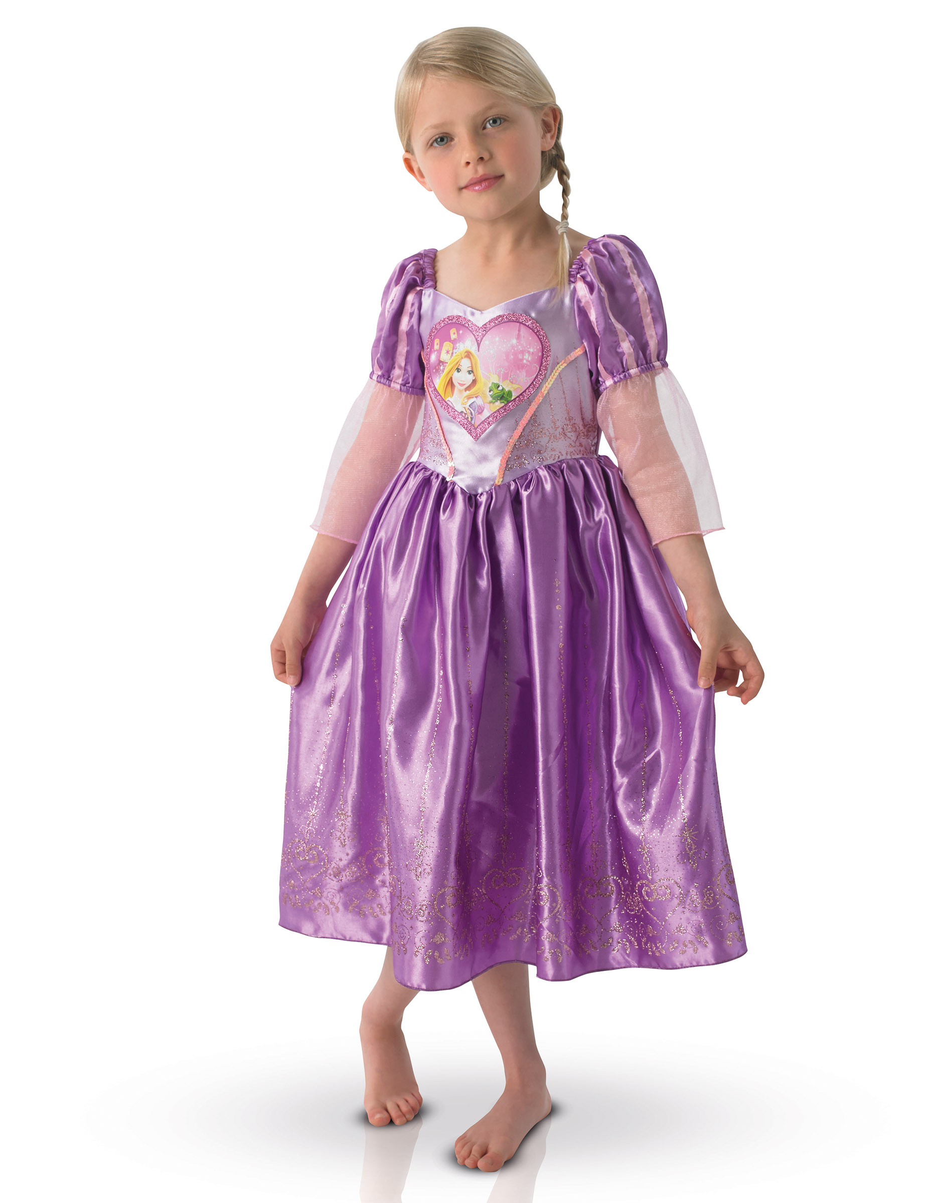 Déguisement Luxe Love Heart Raiponce fille