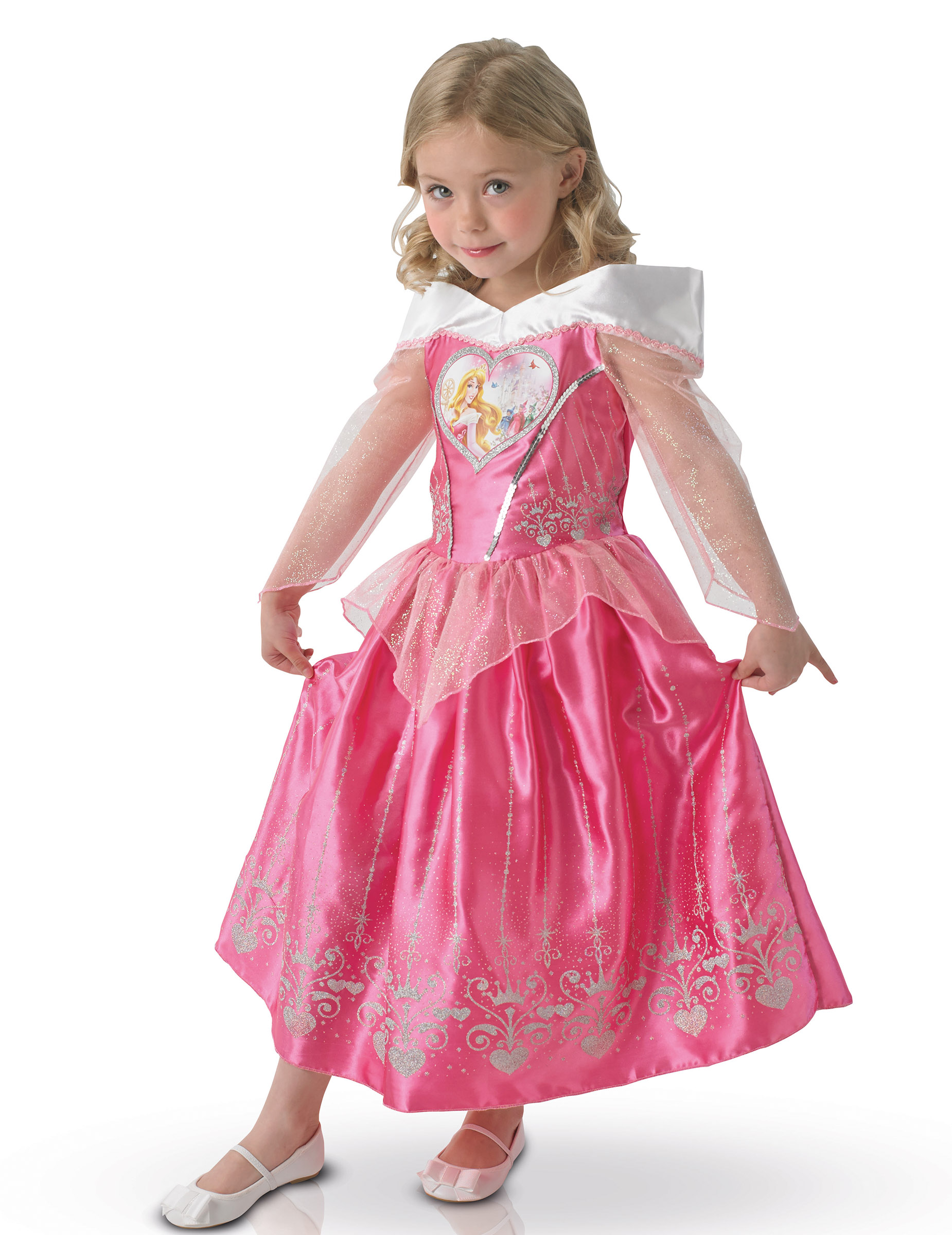 Déguisement Luxe Love Heart Aurore fille