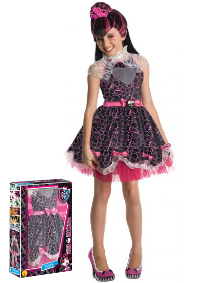Coffret déguisement fille super luxe Draculaura Sweet 1600