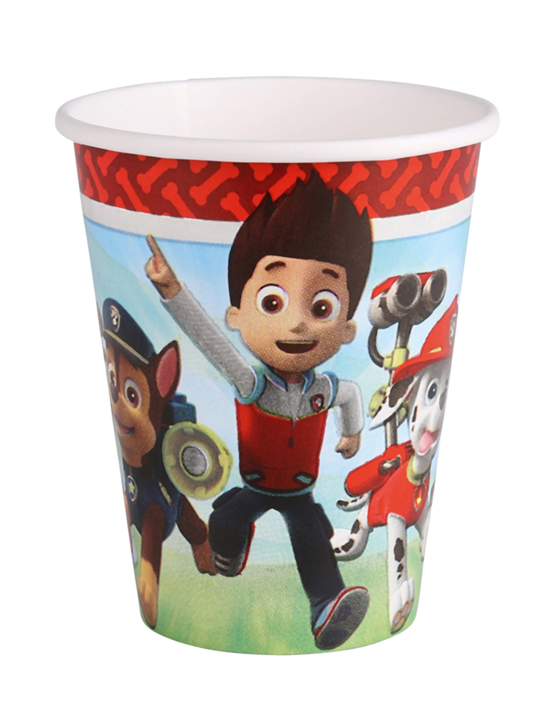 8 Gobelets en carton Pat'Patrouille