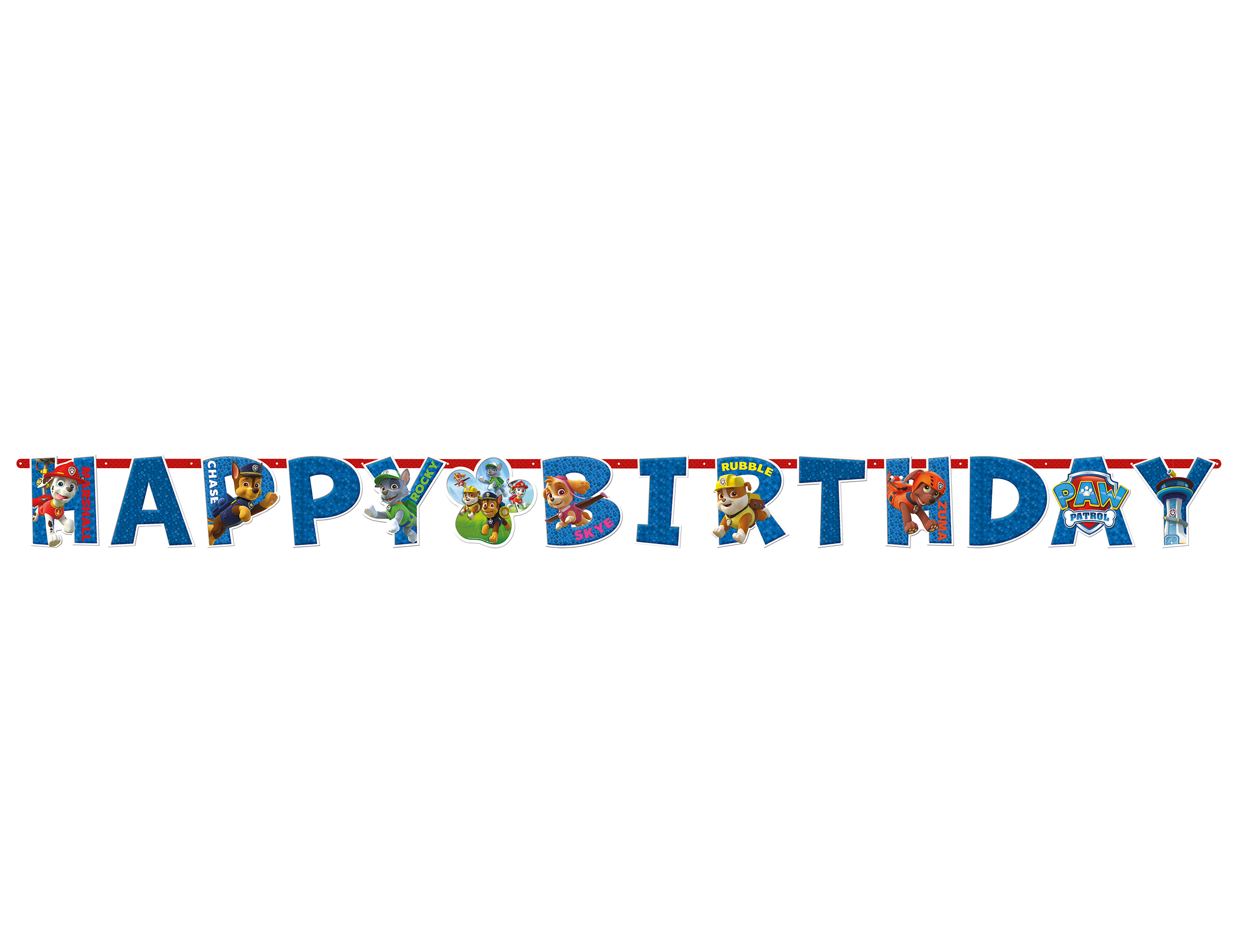 Bannière Happy Birthday Pat'Patrouille