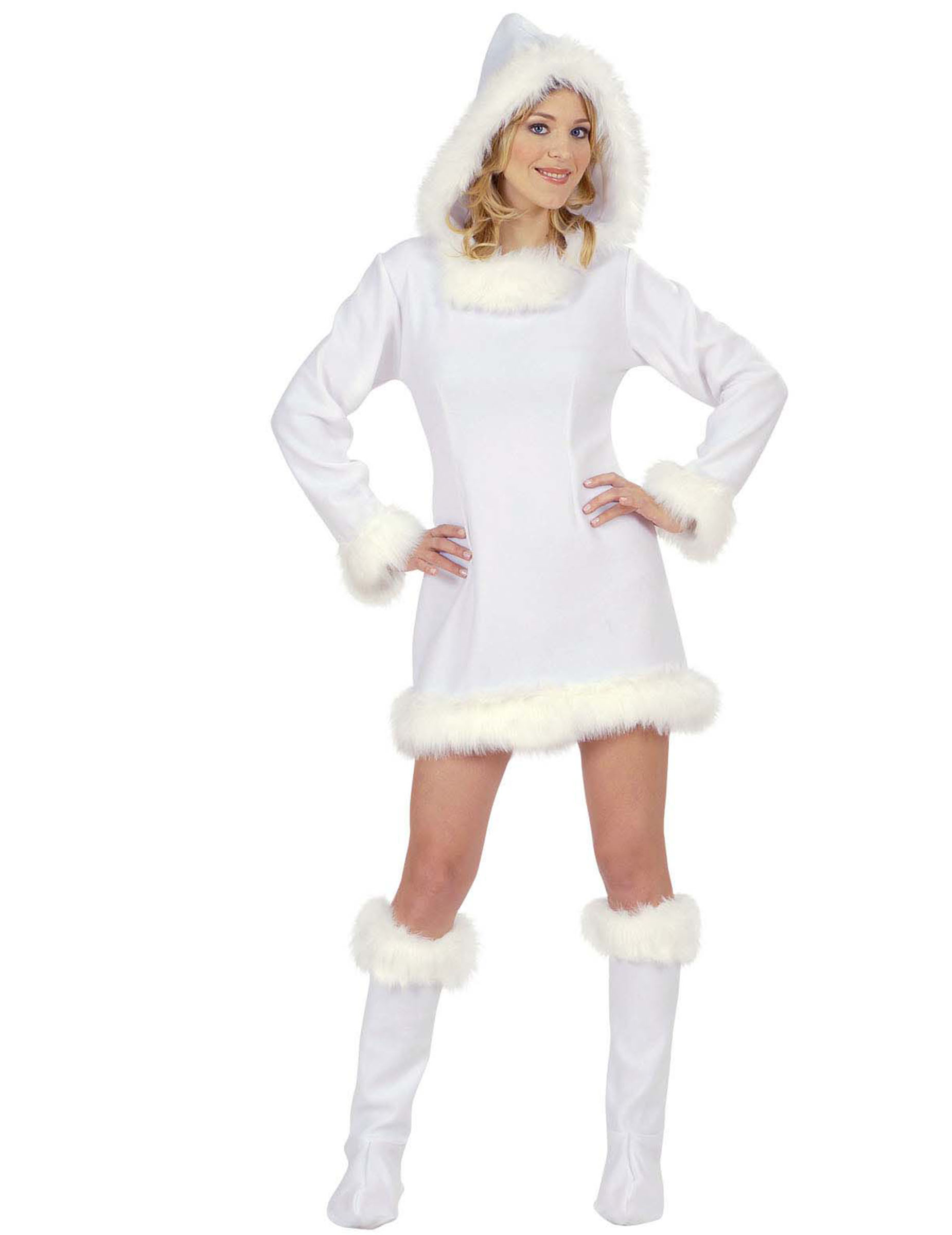 Déguisement esquimau blanc sexy femme