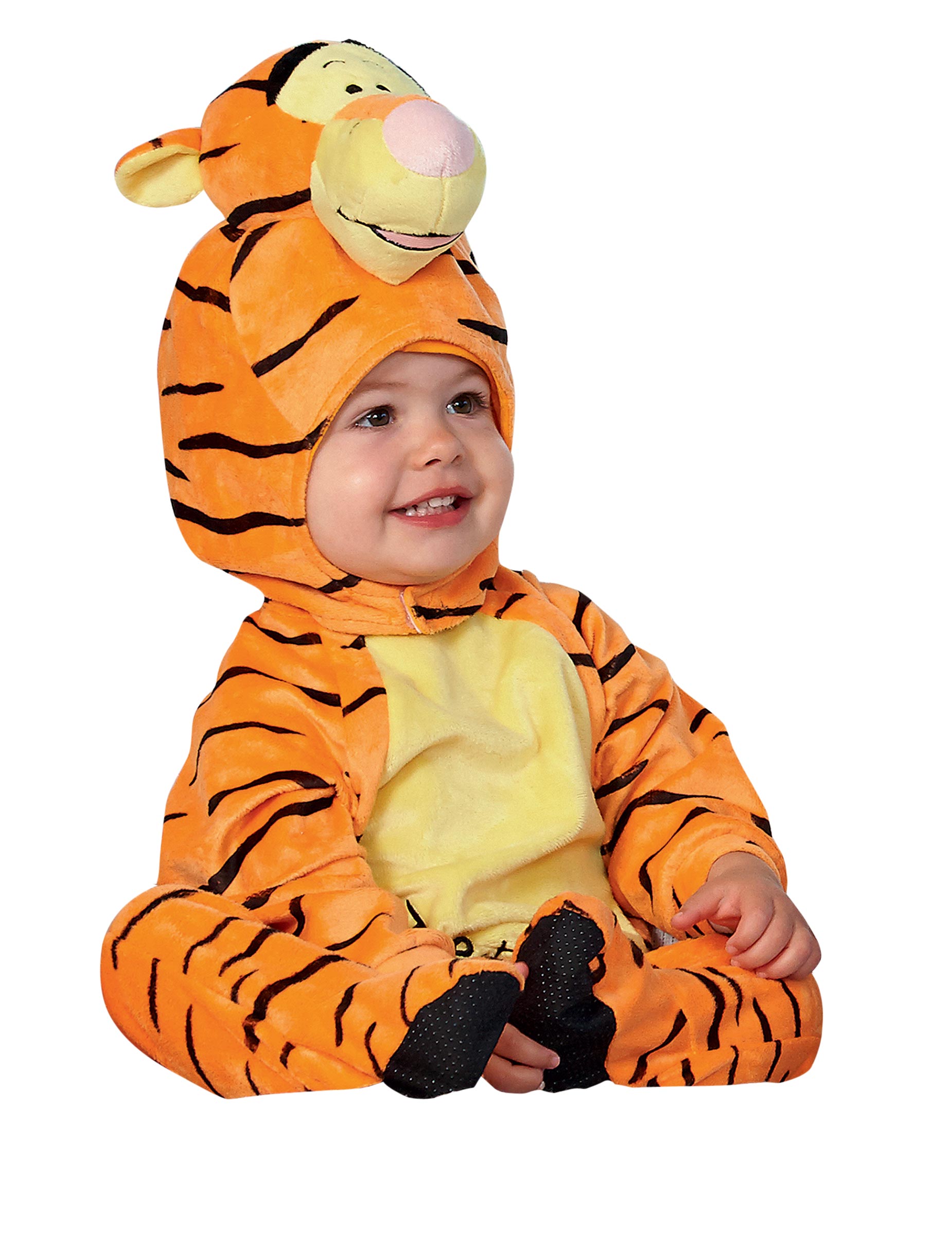 Déguisement bébé grenouillère avec tête 3D Tigrou