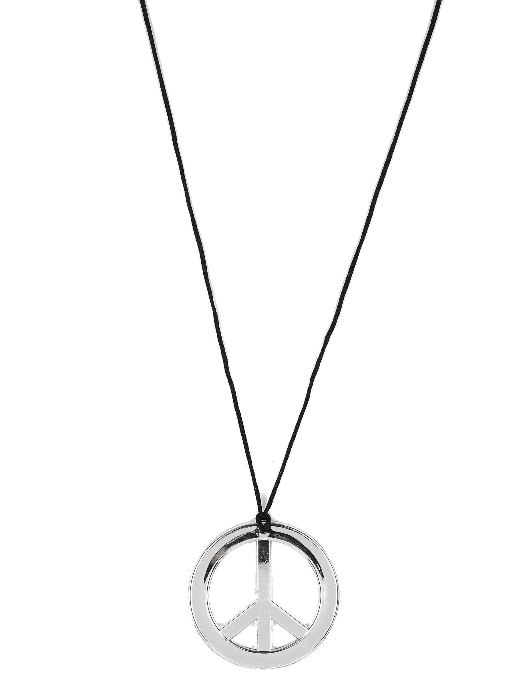Collier hippie en plastique Adulte