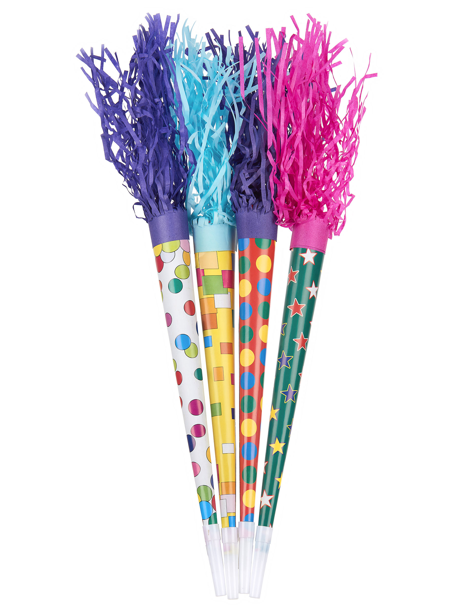 36 Trompettes en papier sonore 35 cm