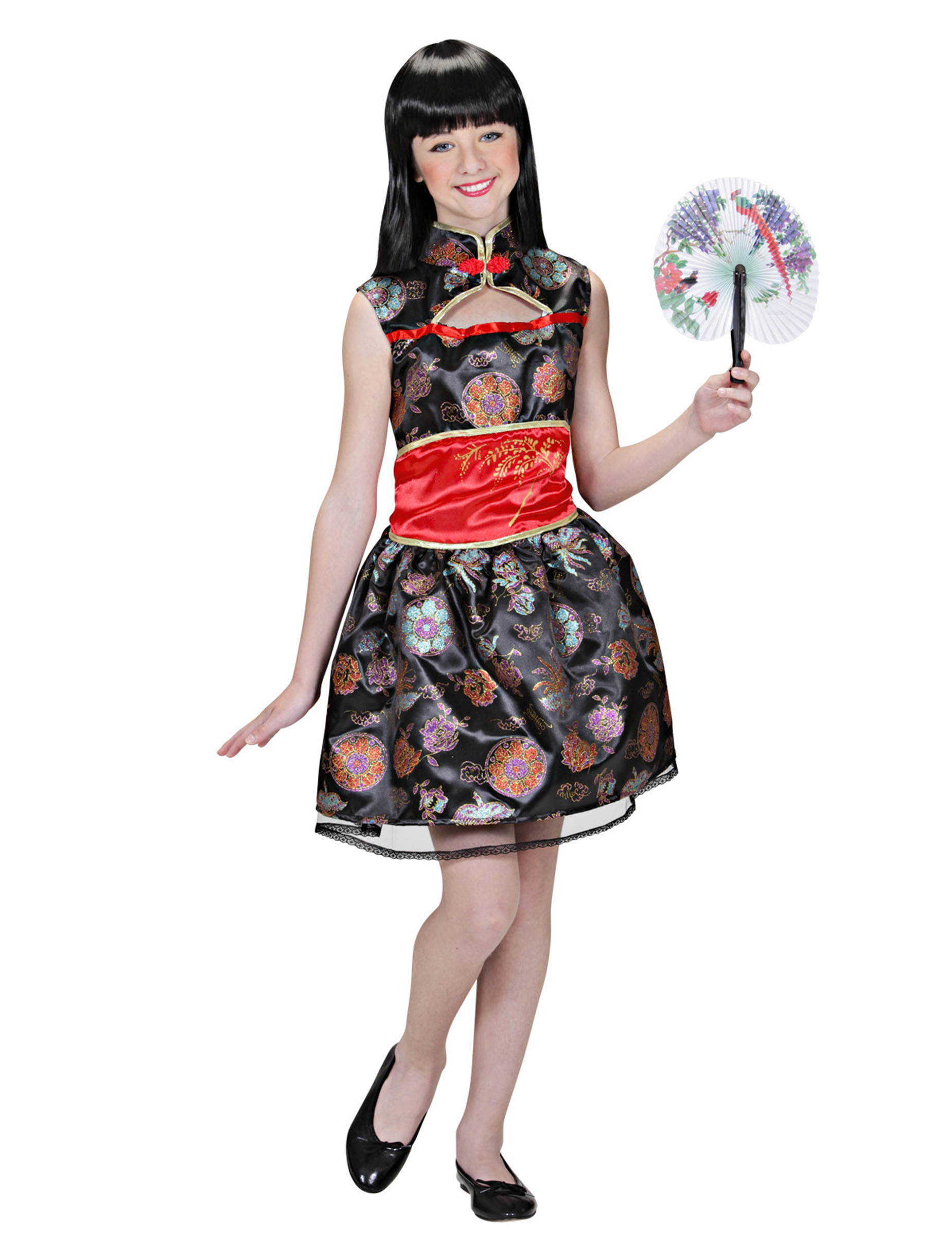 Déguisement robe chinoise fille