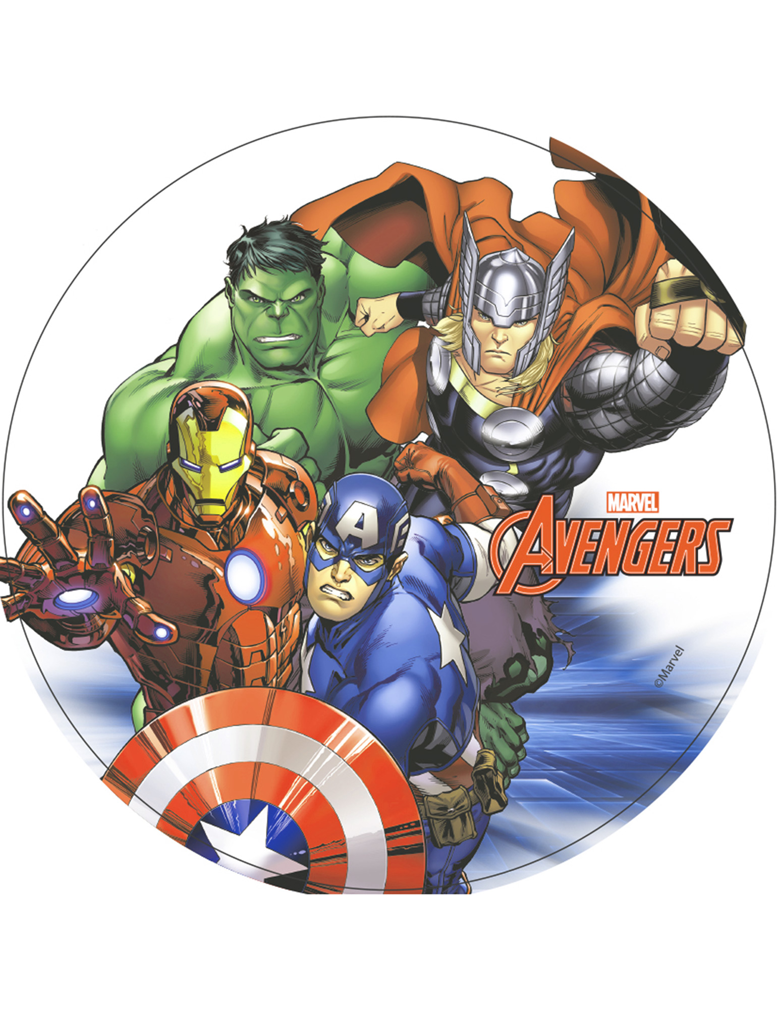 Disque azyme Avengers 20 cm