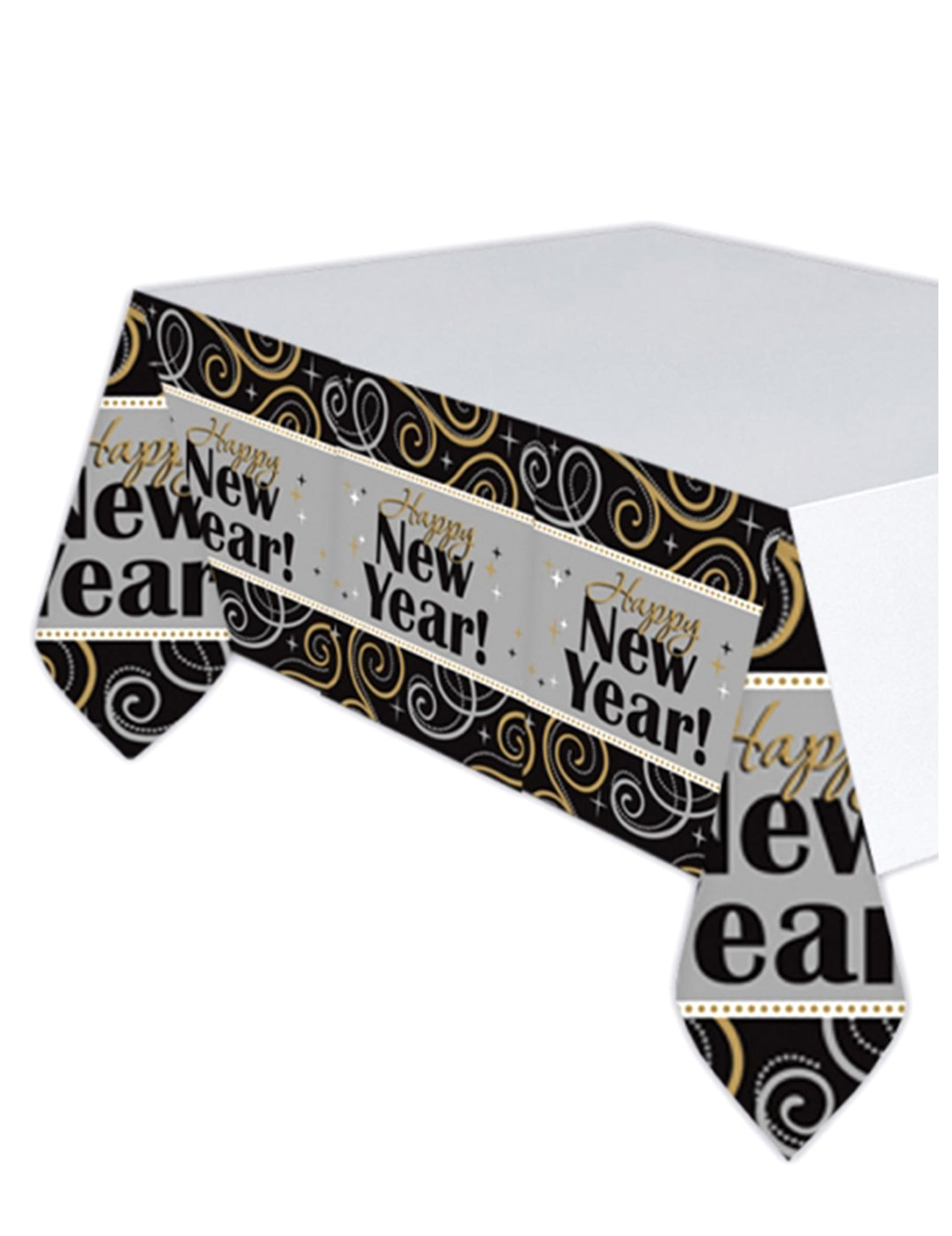Nappe en plastique Happy New Year