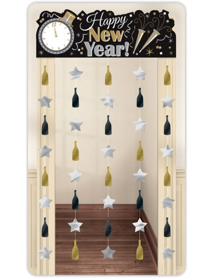 Décoration de porte Happy New Year