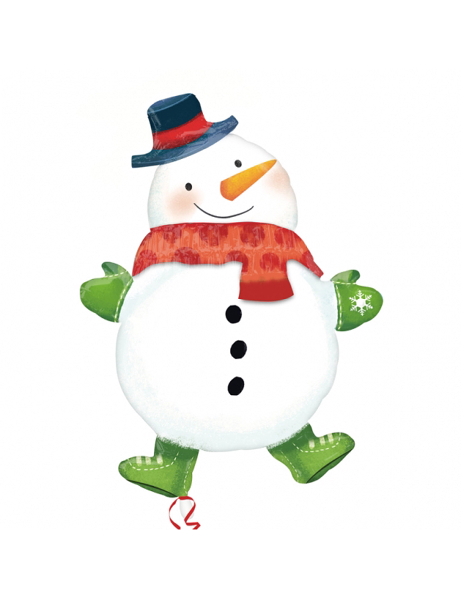 Ballon géant bonhomme de neige