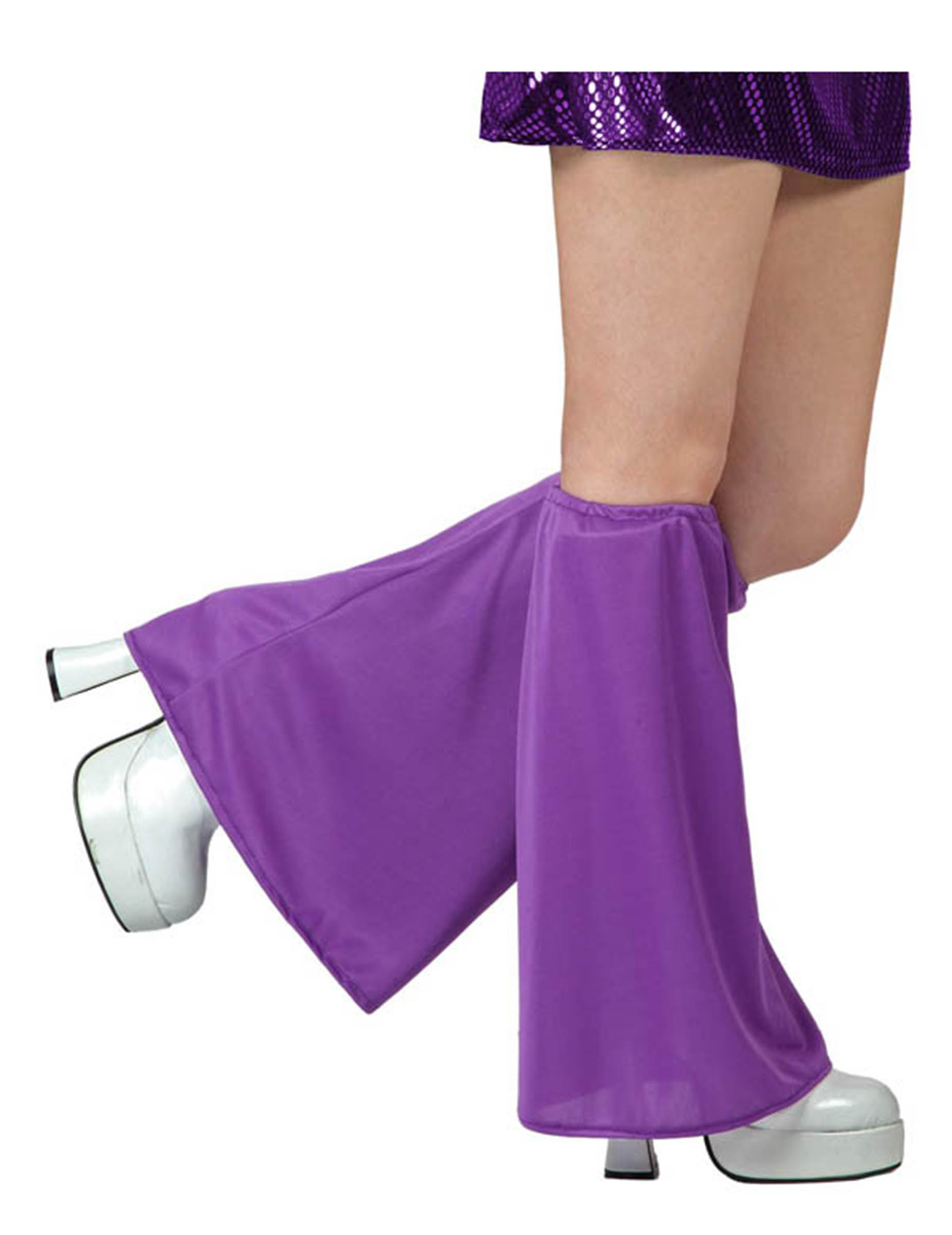 Jambières disco violettes