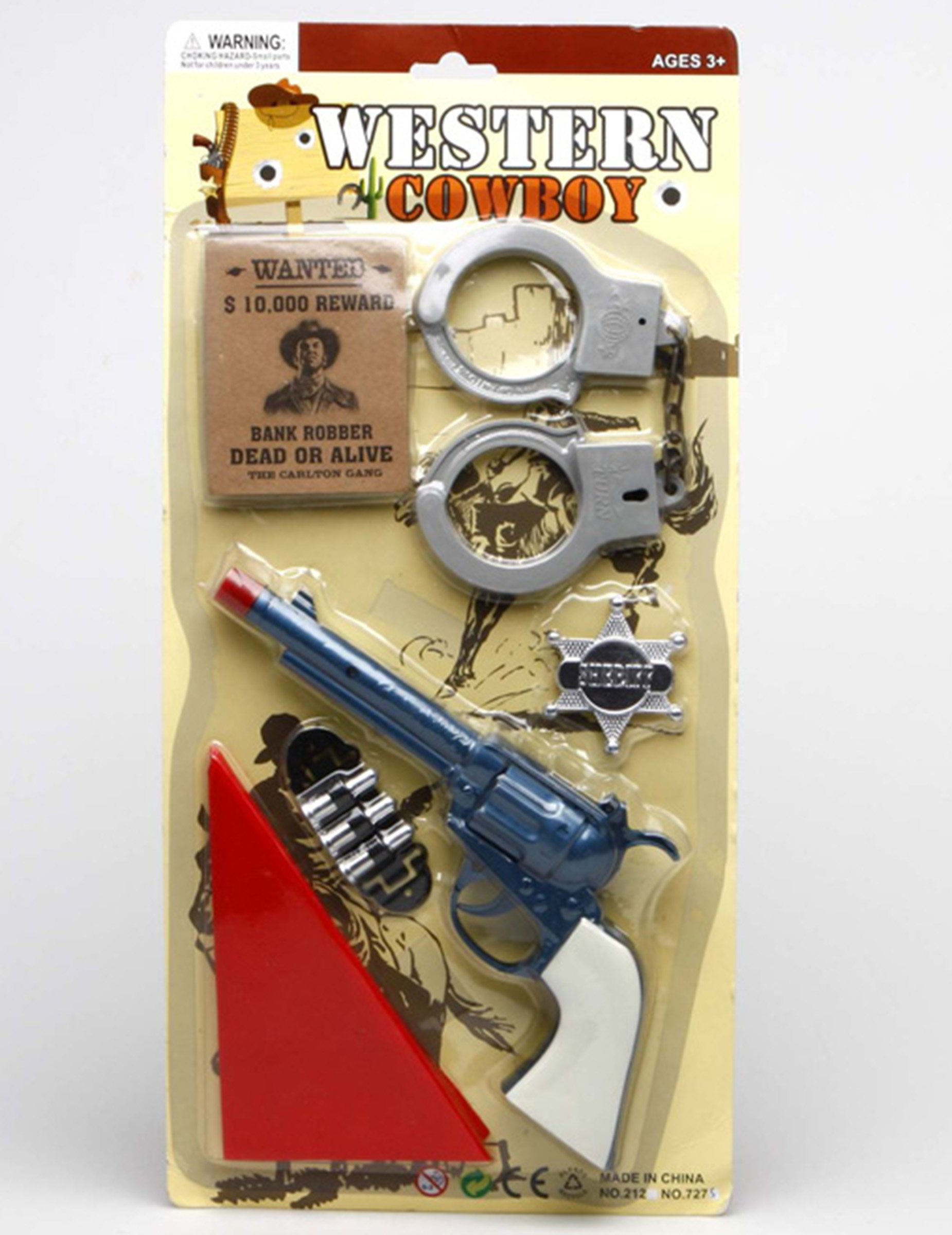 Set shérif du far west en plastique pour enfant