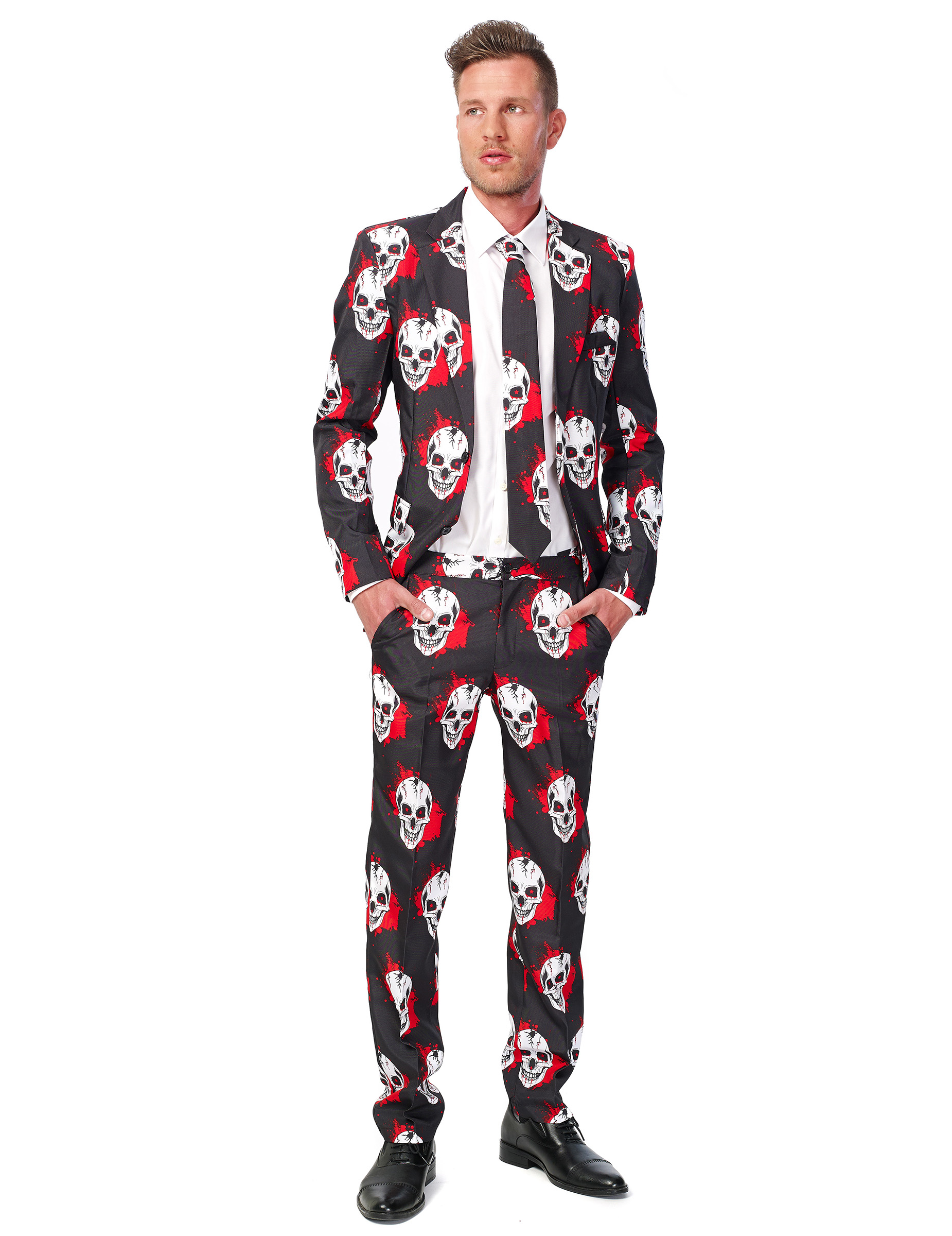 Costume Mr. Skull ensanglanté homme Suitmeister