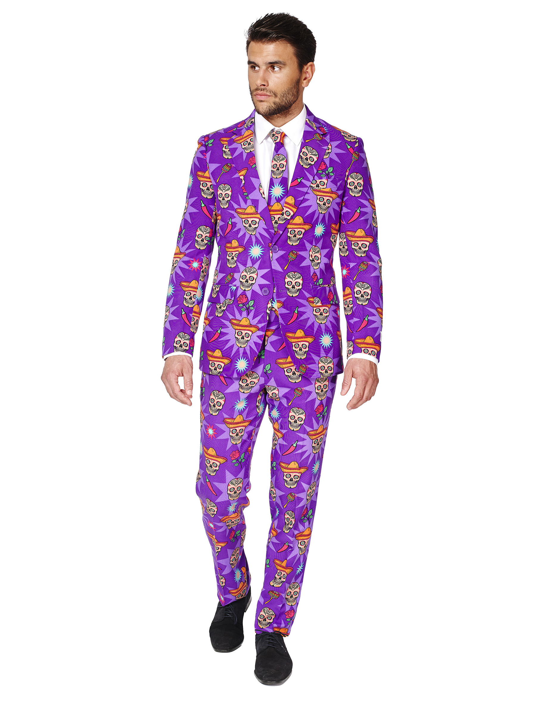 Costume Dia de los muertos Opposuits hommes