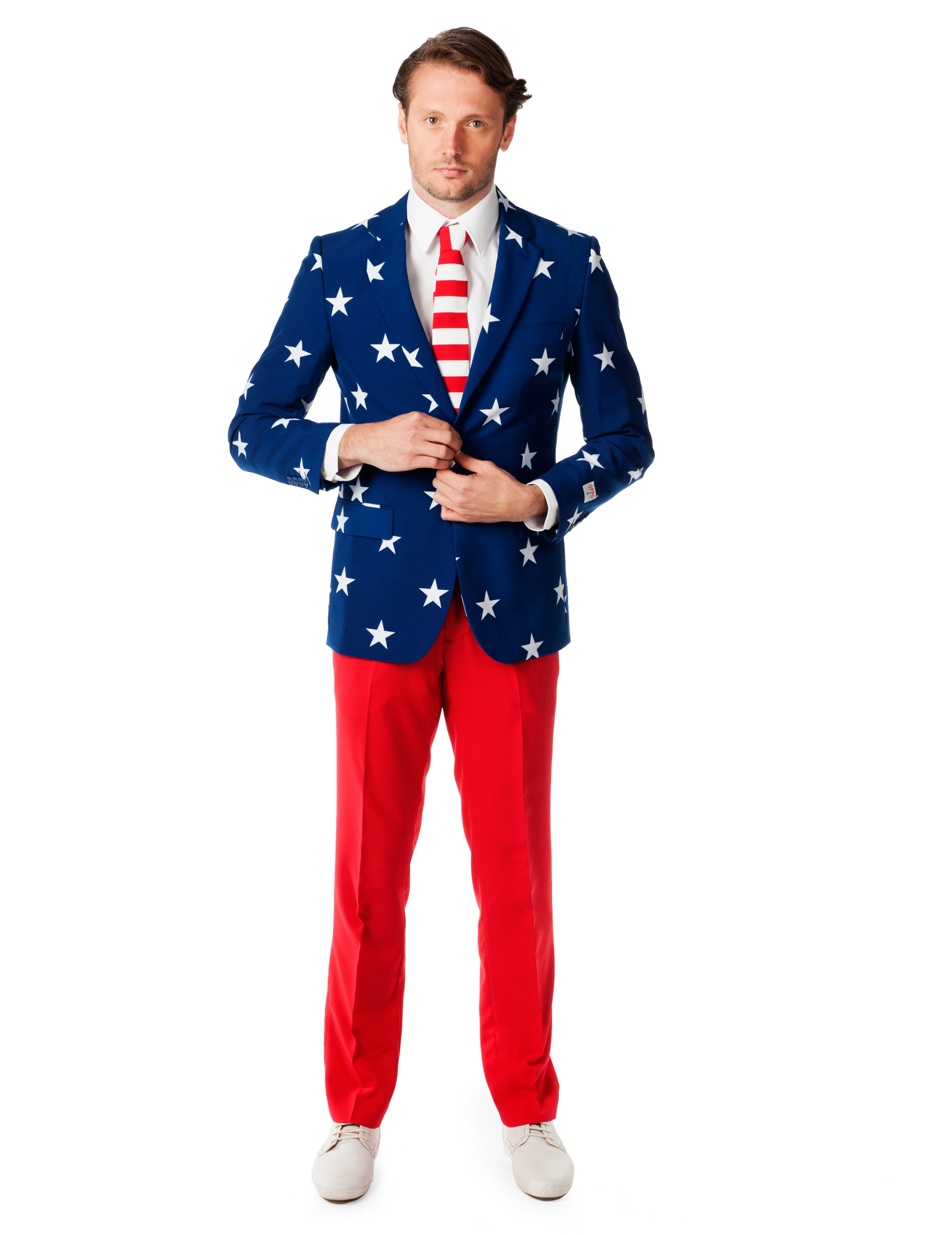 Costume Mr. USA homme Opposuits