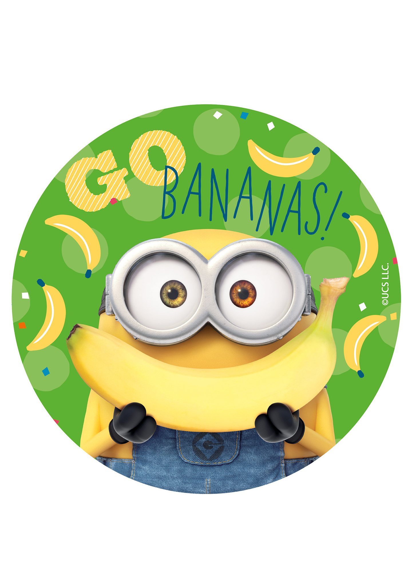 Disque en azyme Minions 20 cm