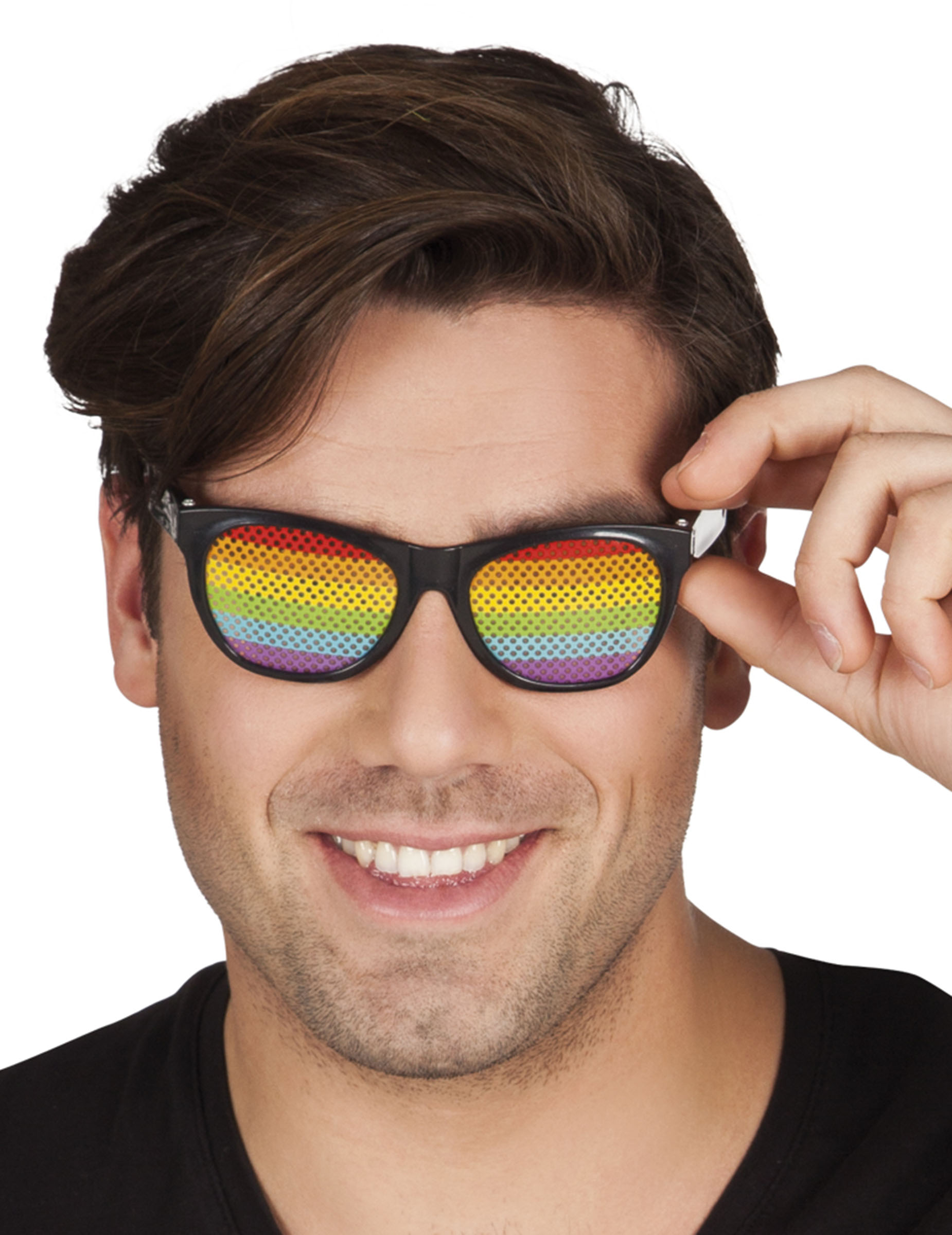Lunettes arc-en-ciel adulte