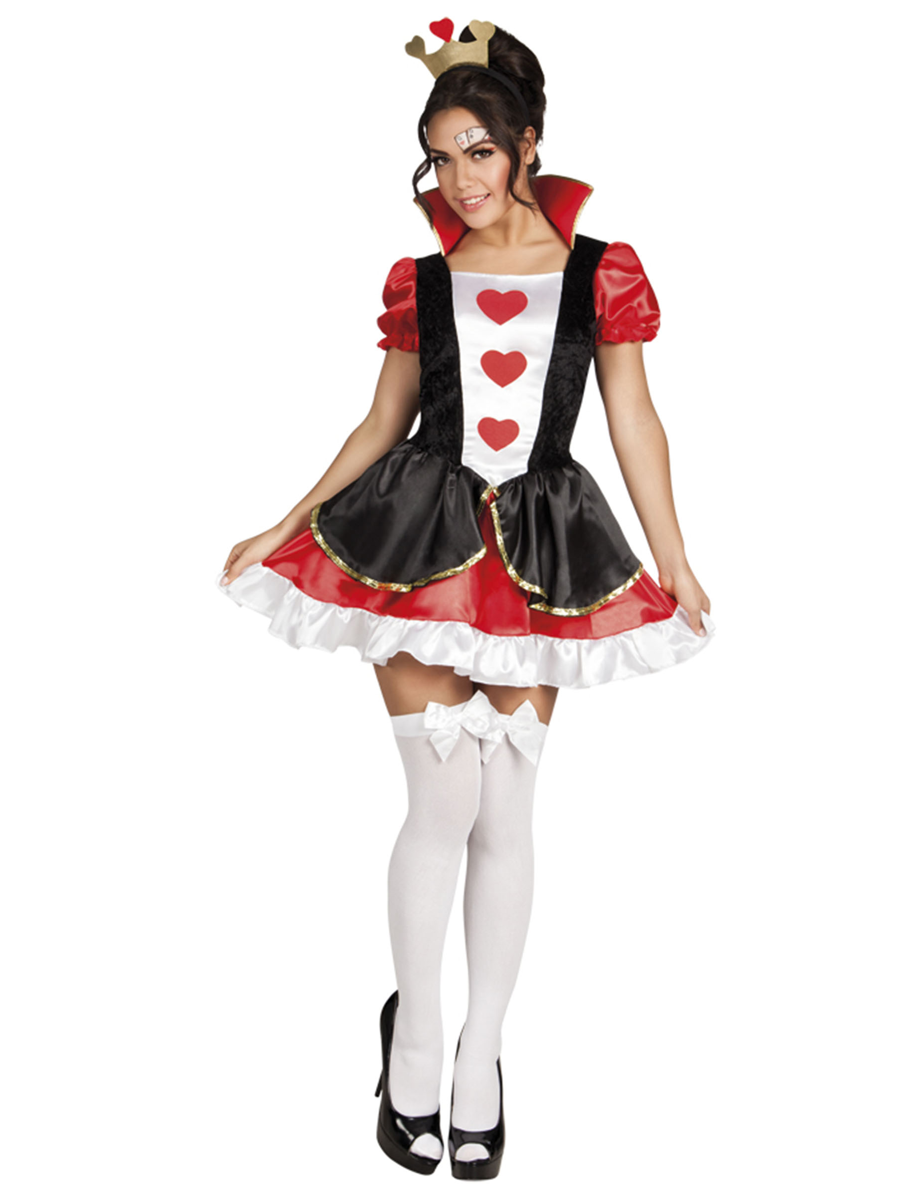 Déguisement reine des coeurs sexy femme