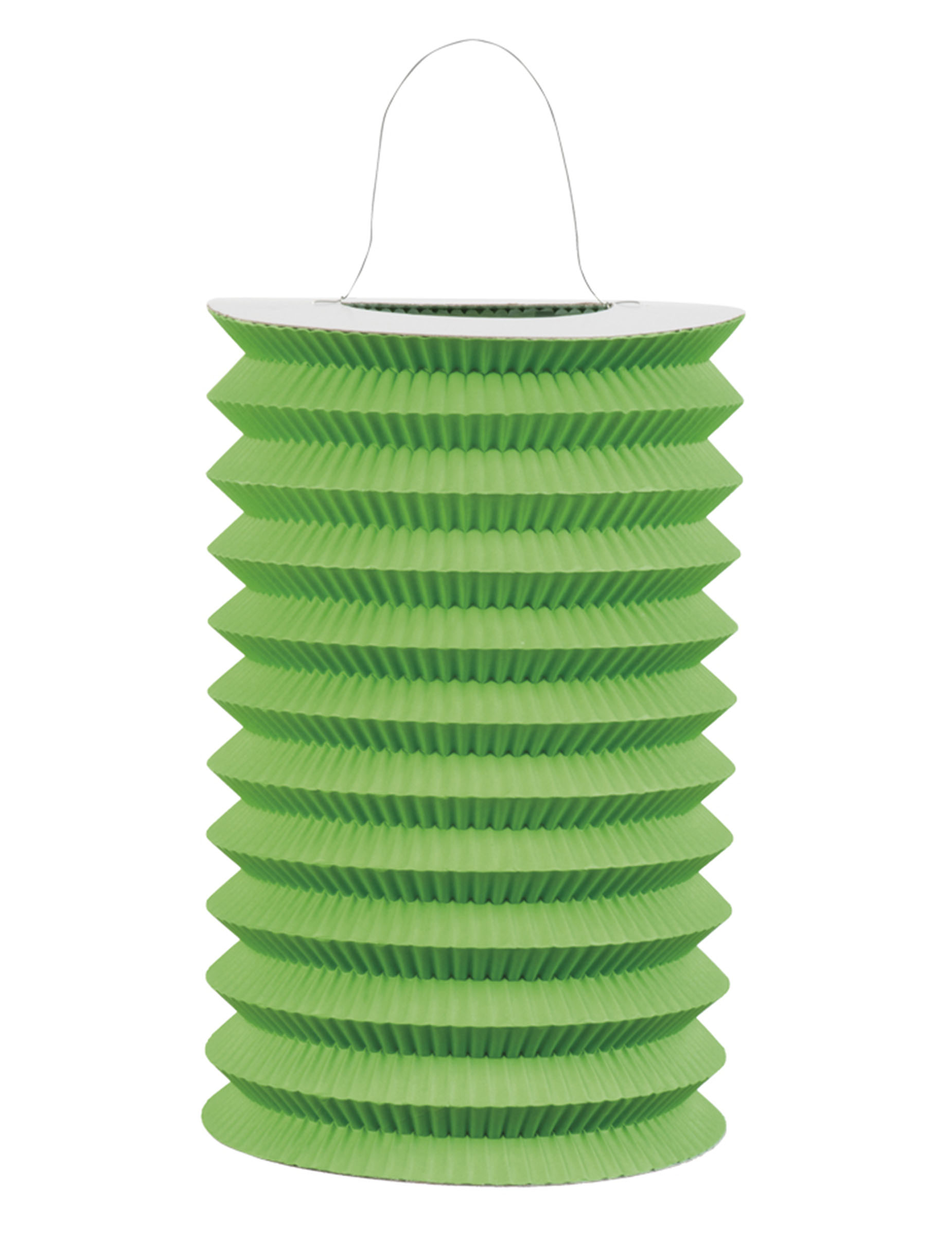 Lampion en papier vert