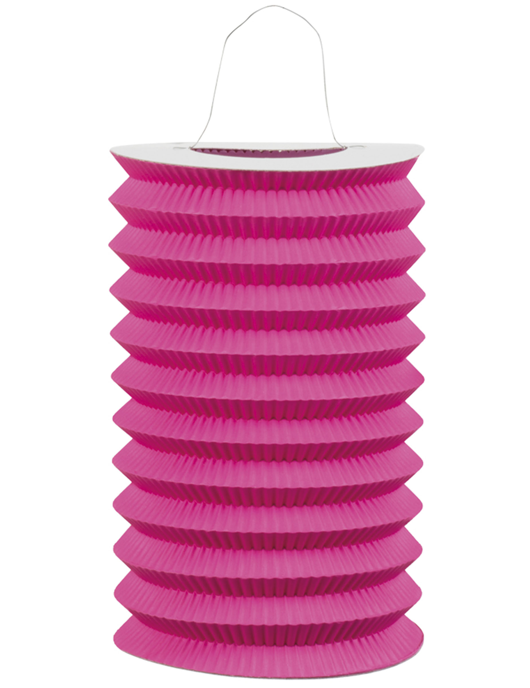 Lampion en papier fuschia