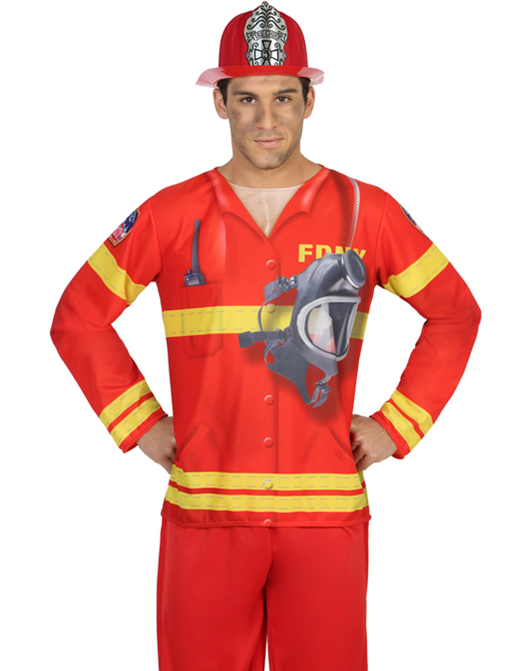 T-shirt pompier homme