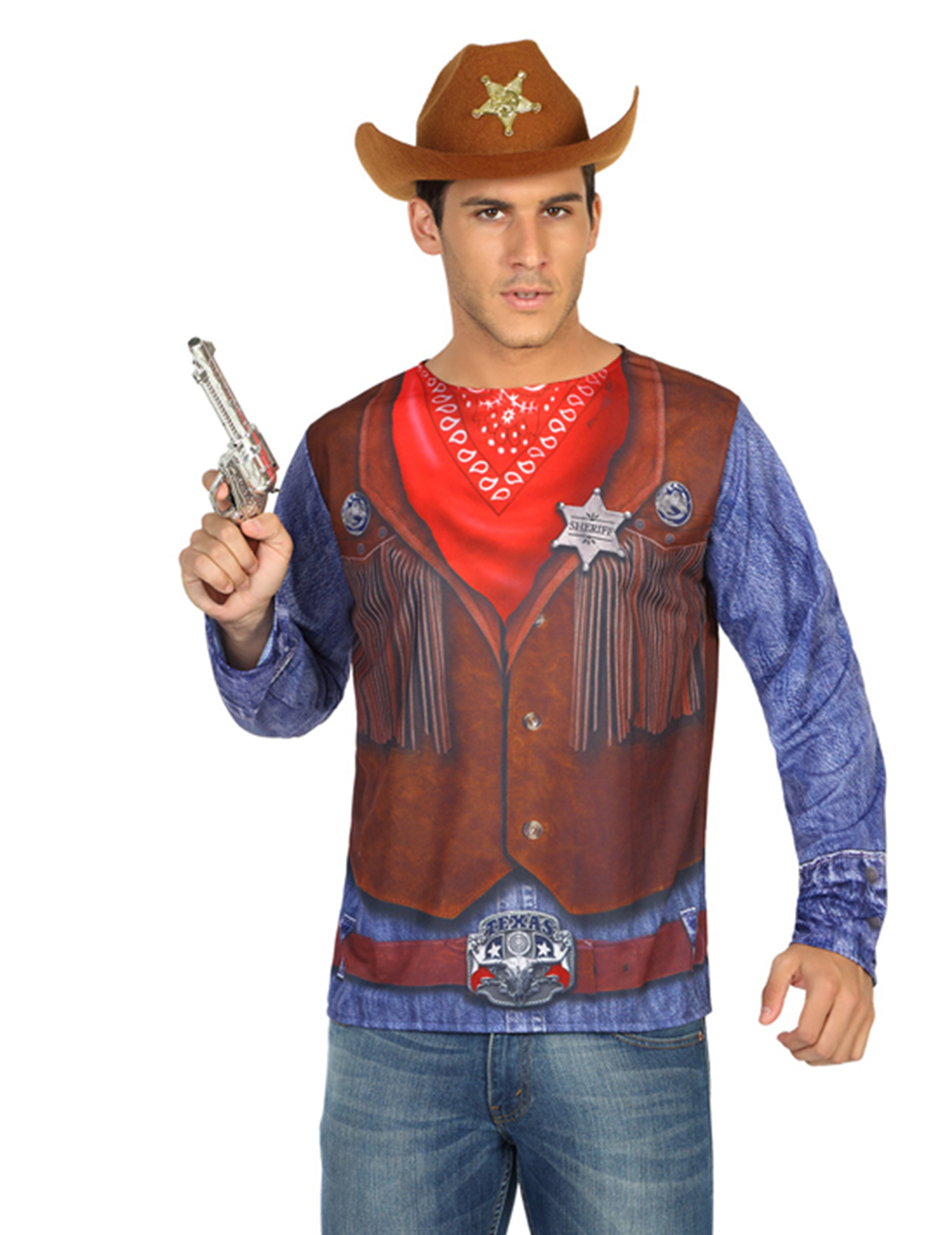 T-shirt cowboy homme