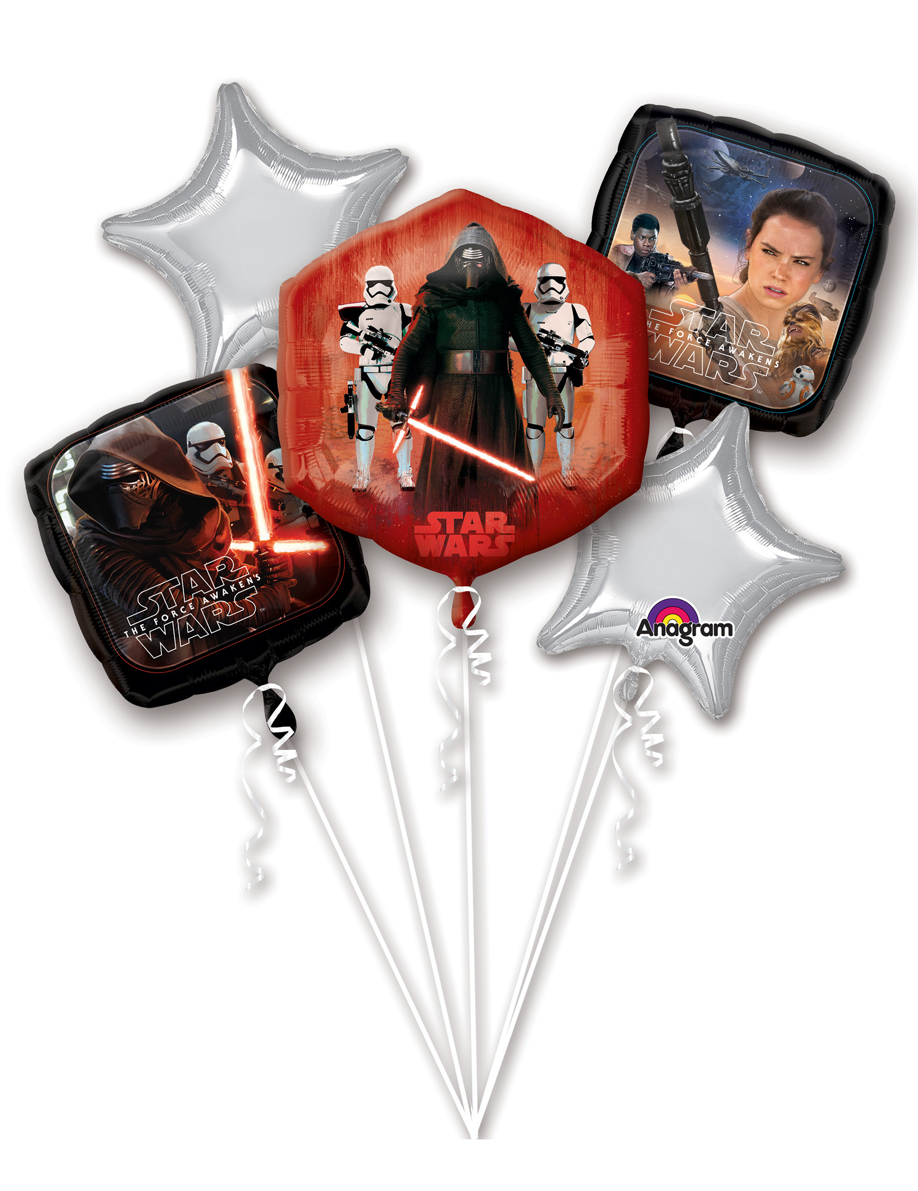 Bouquet de ballons en aluminium Star Wars VII