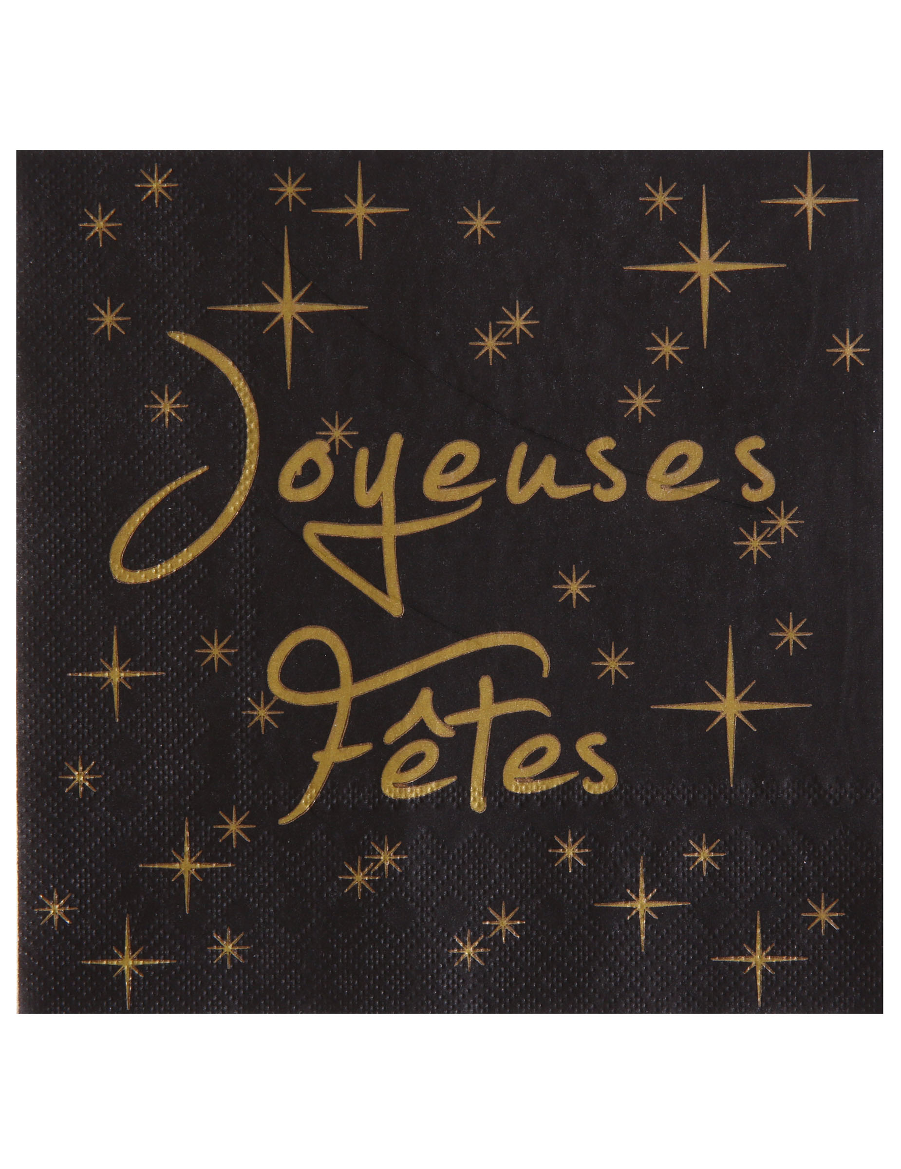 20 Serviettes en papier Joyeuses fêtes 33 cm