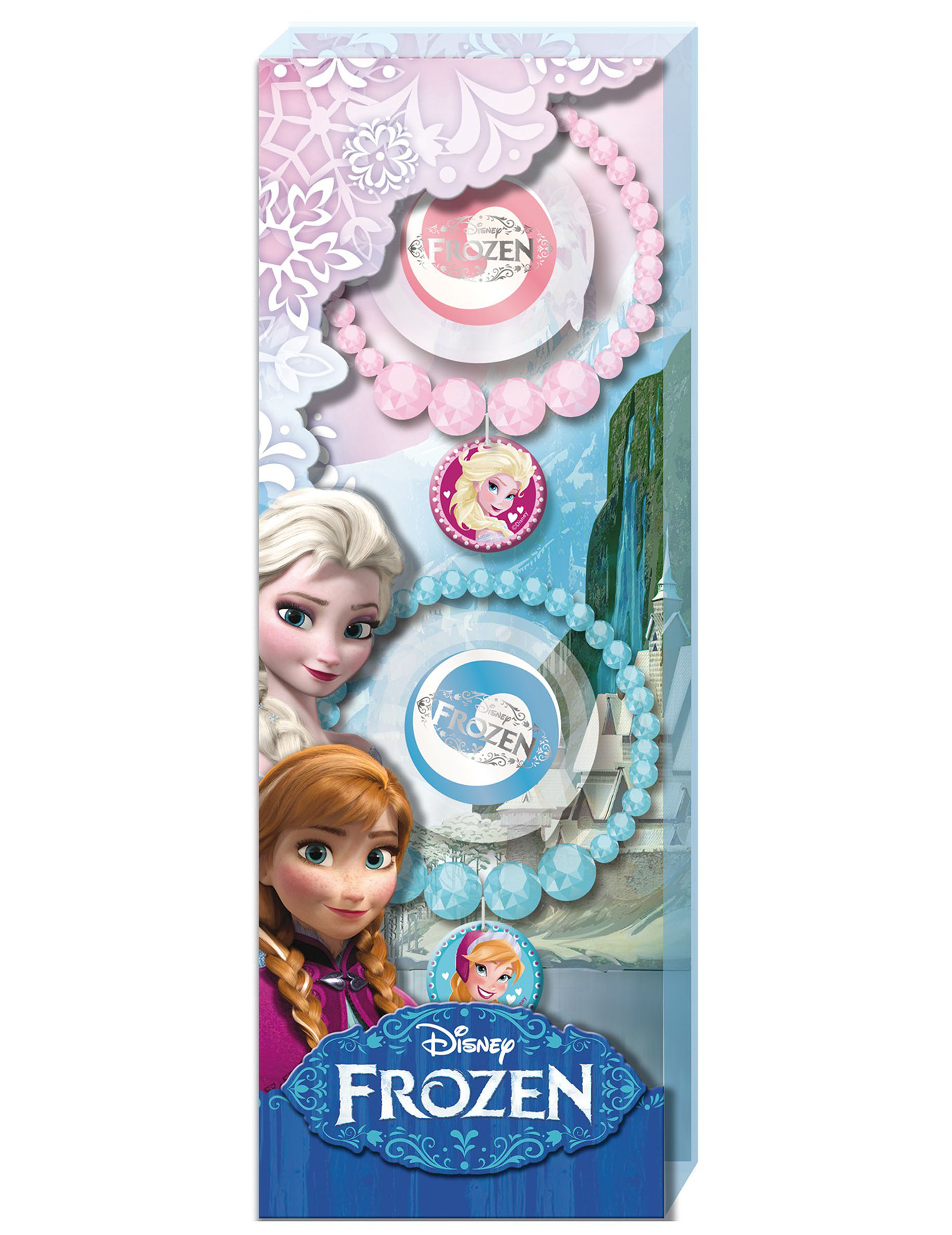 Kit bijoux et maquillage La reine des neiges