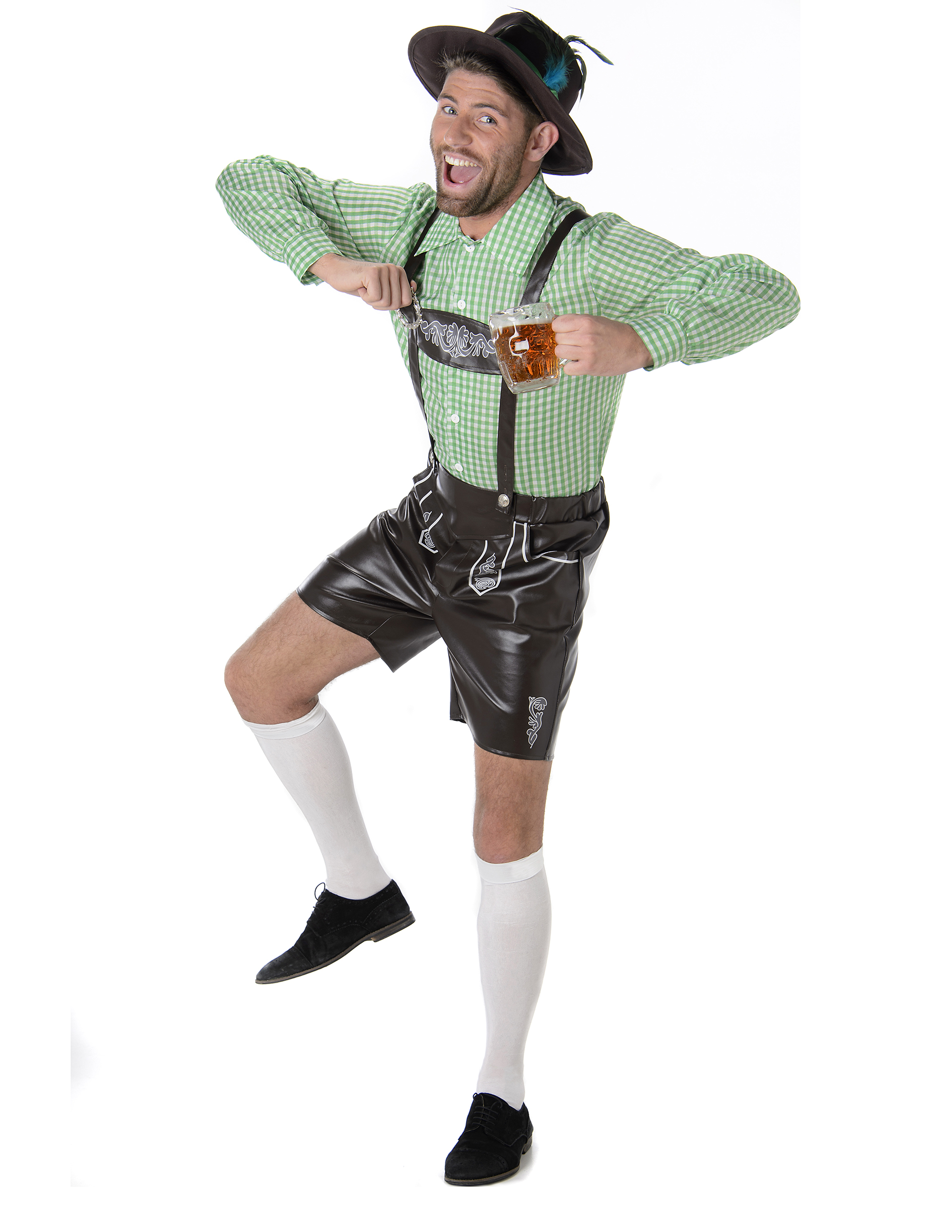 Déguisement Bavarois en salopette homme