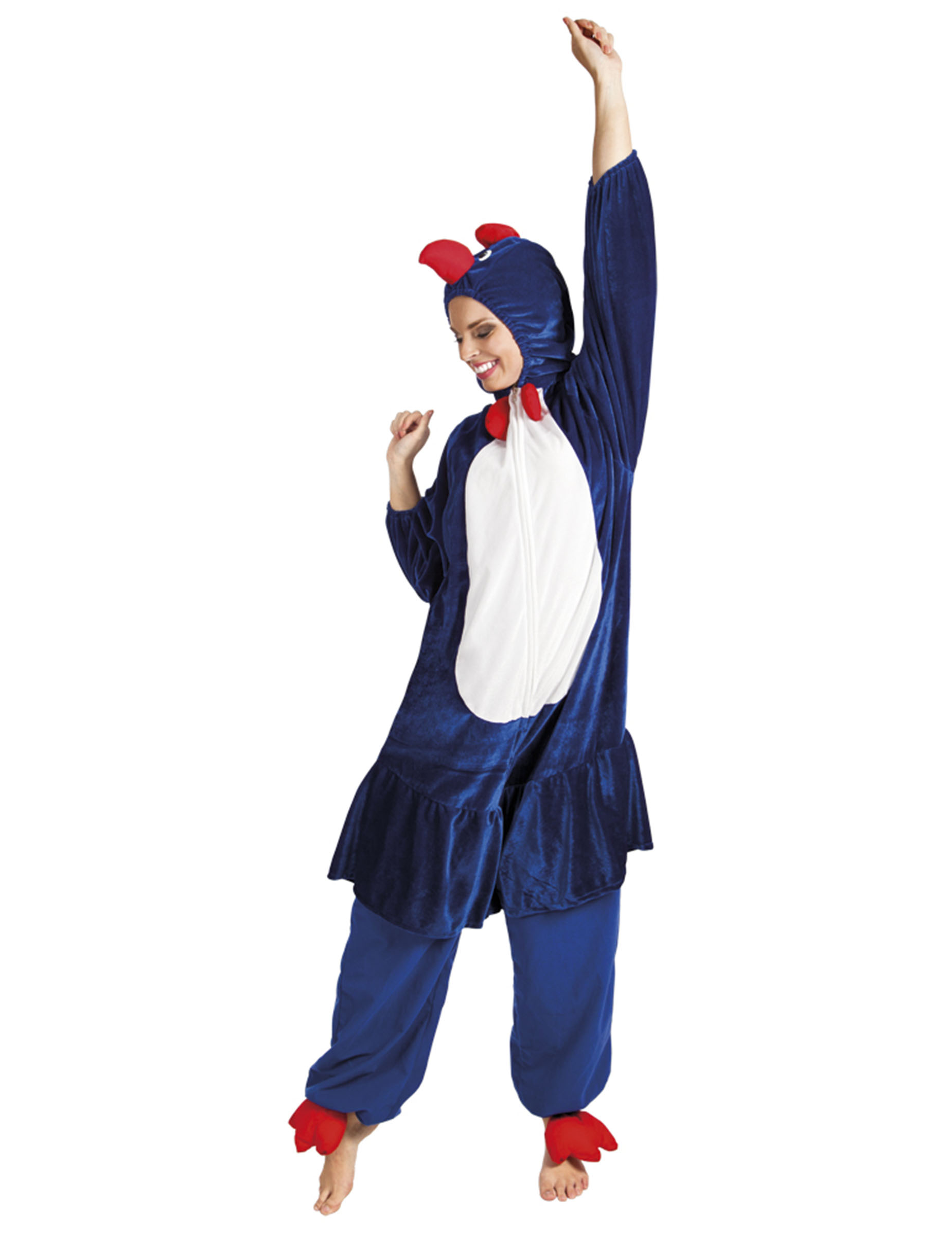 Déguisement coq supporter France adulte