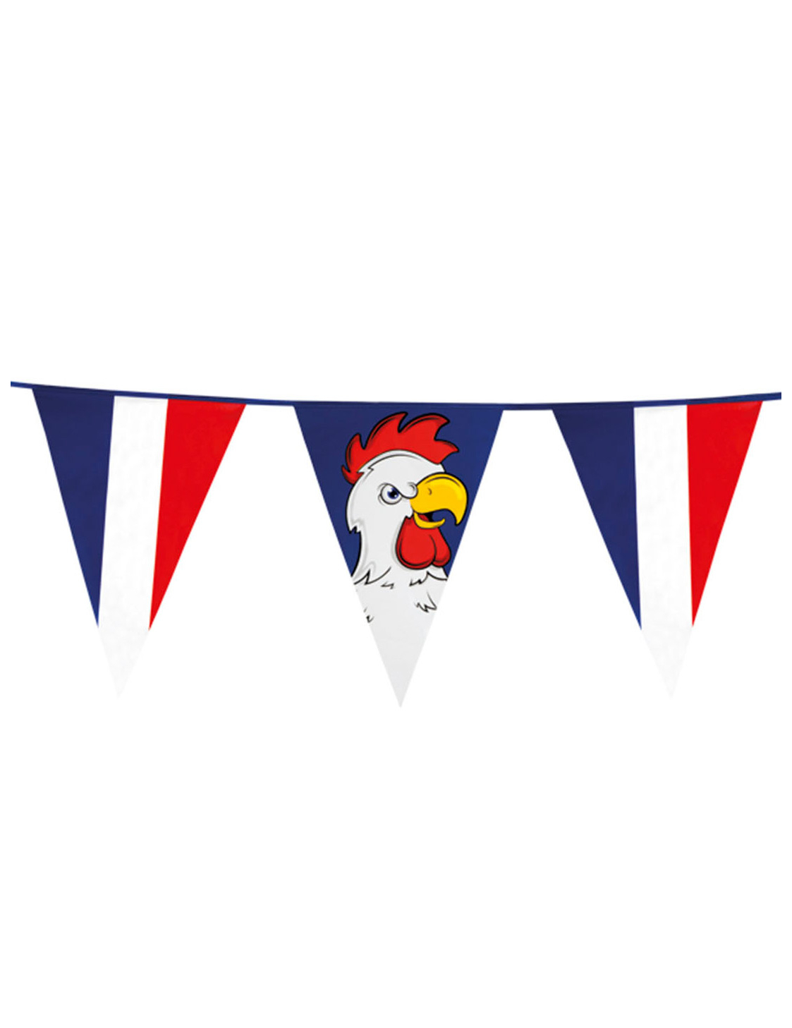 Guirlande fanions supporter France 8 m