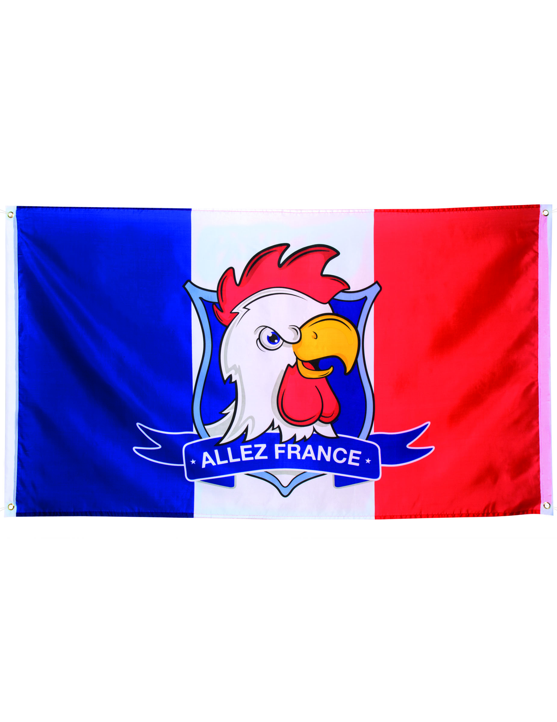 Drapeau supporter Allez France 90 X 150 cm