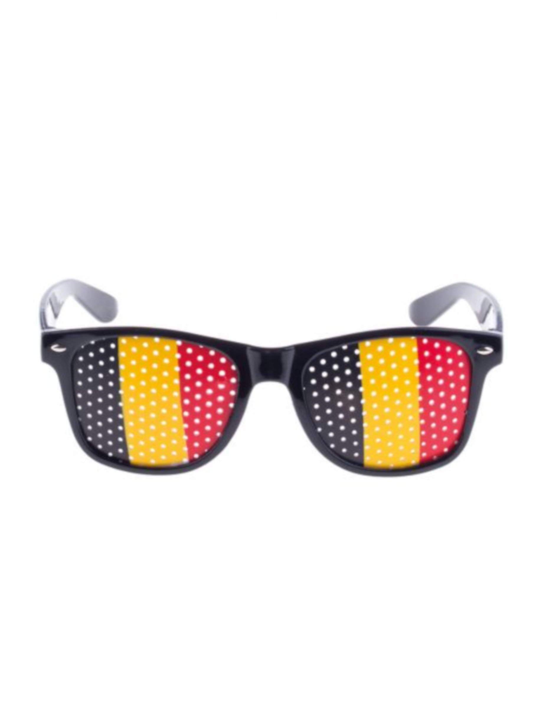Lunettes supporter drapeau Belgique