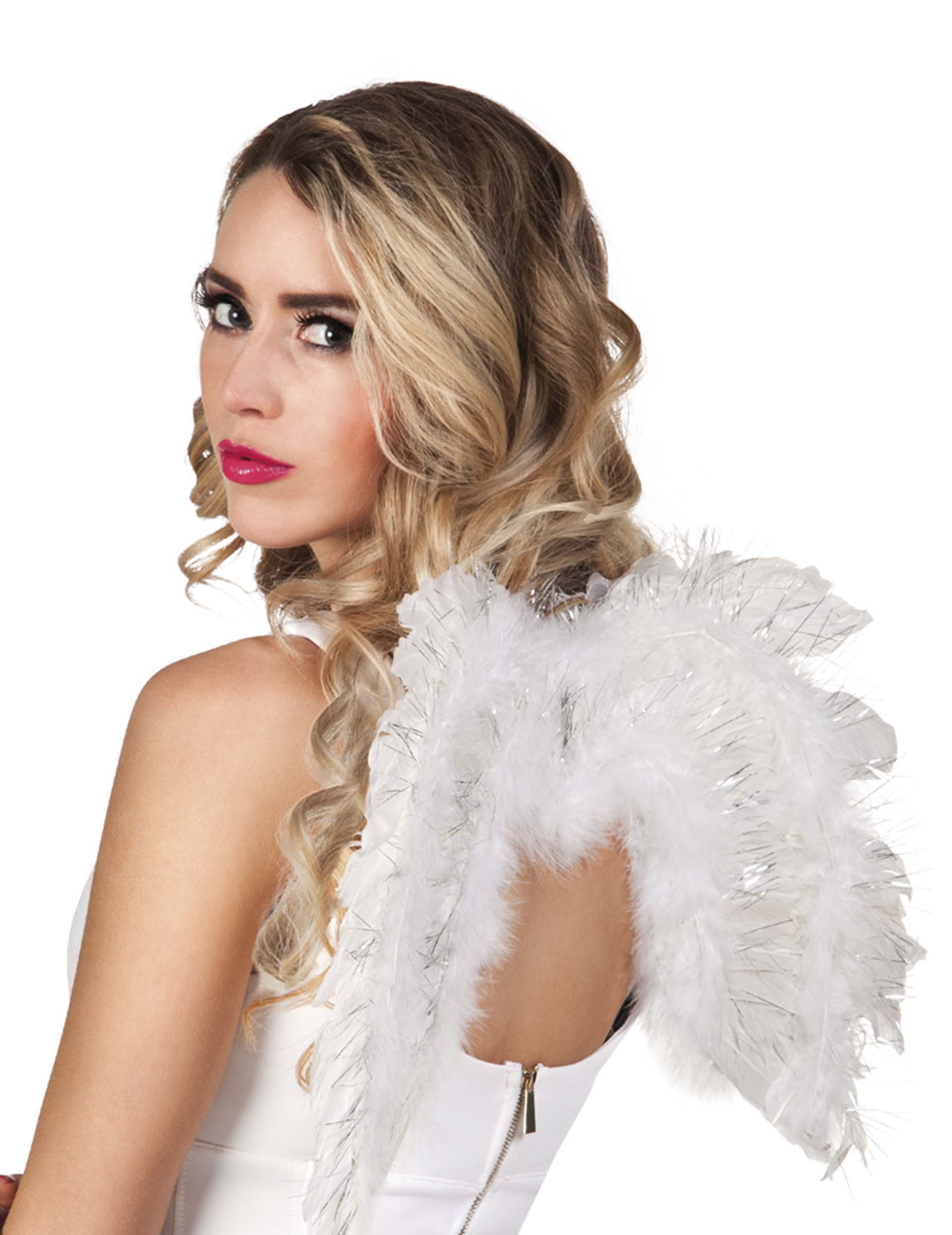 Ailes ange blanches 48 X 35 cm adulte