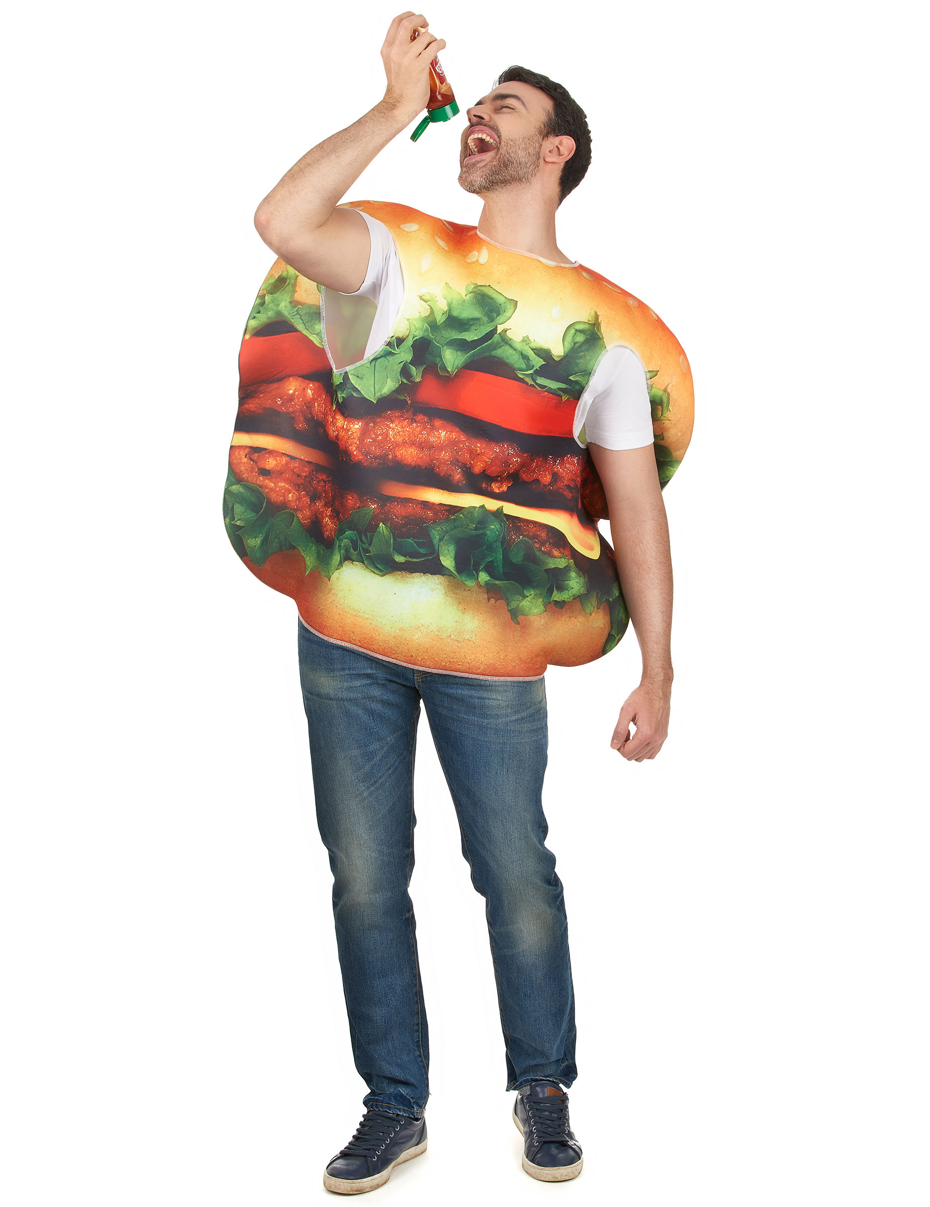 Déguisement hamburger adulte