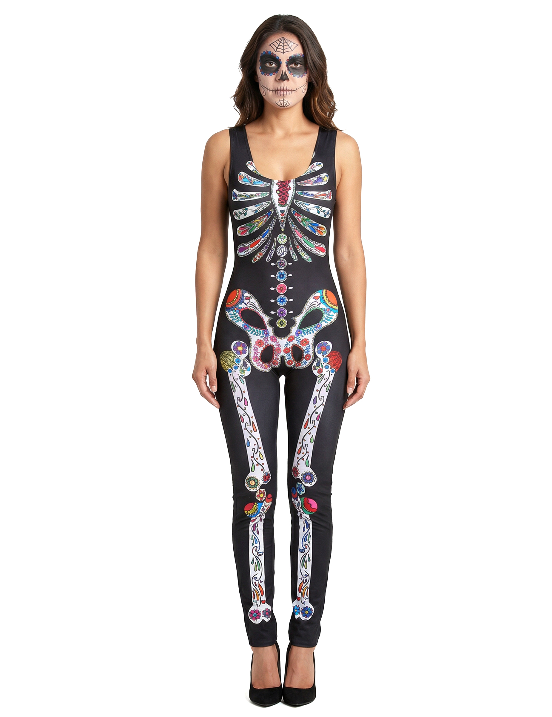 Déguisement Squelette Dia de los muertos femme