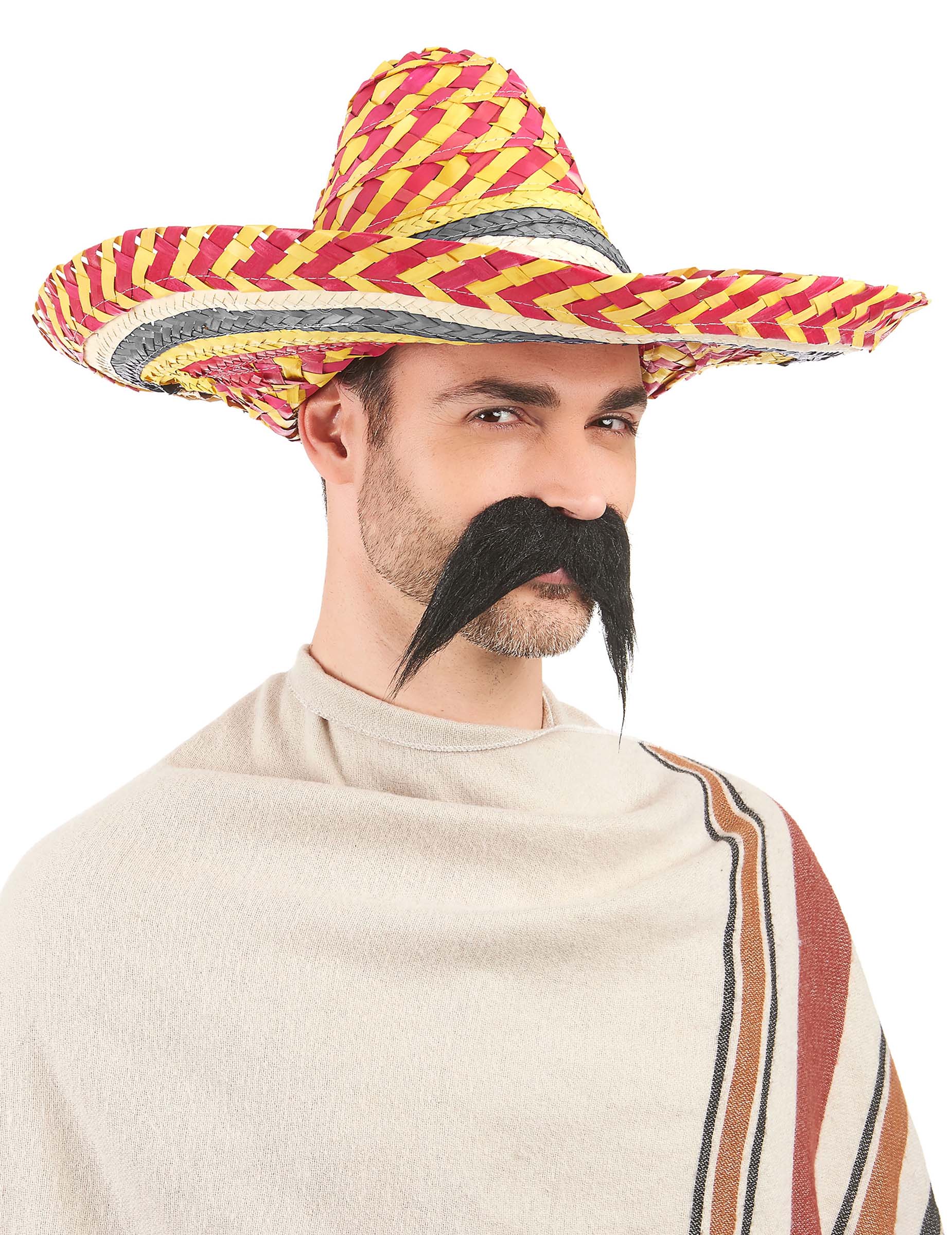 Sombrero mexicain multicolore adulte