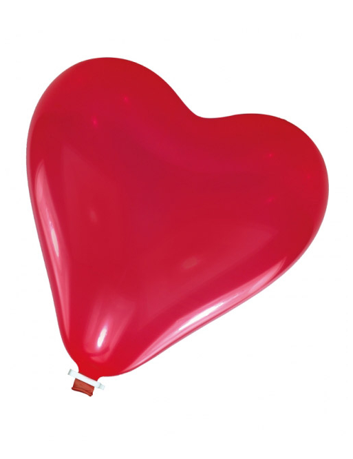 Ballon géant c ur latex rouge 61 cm