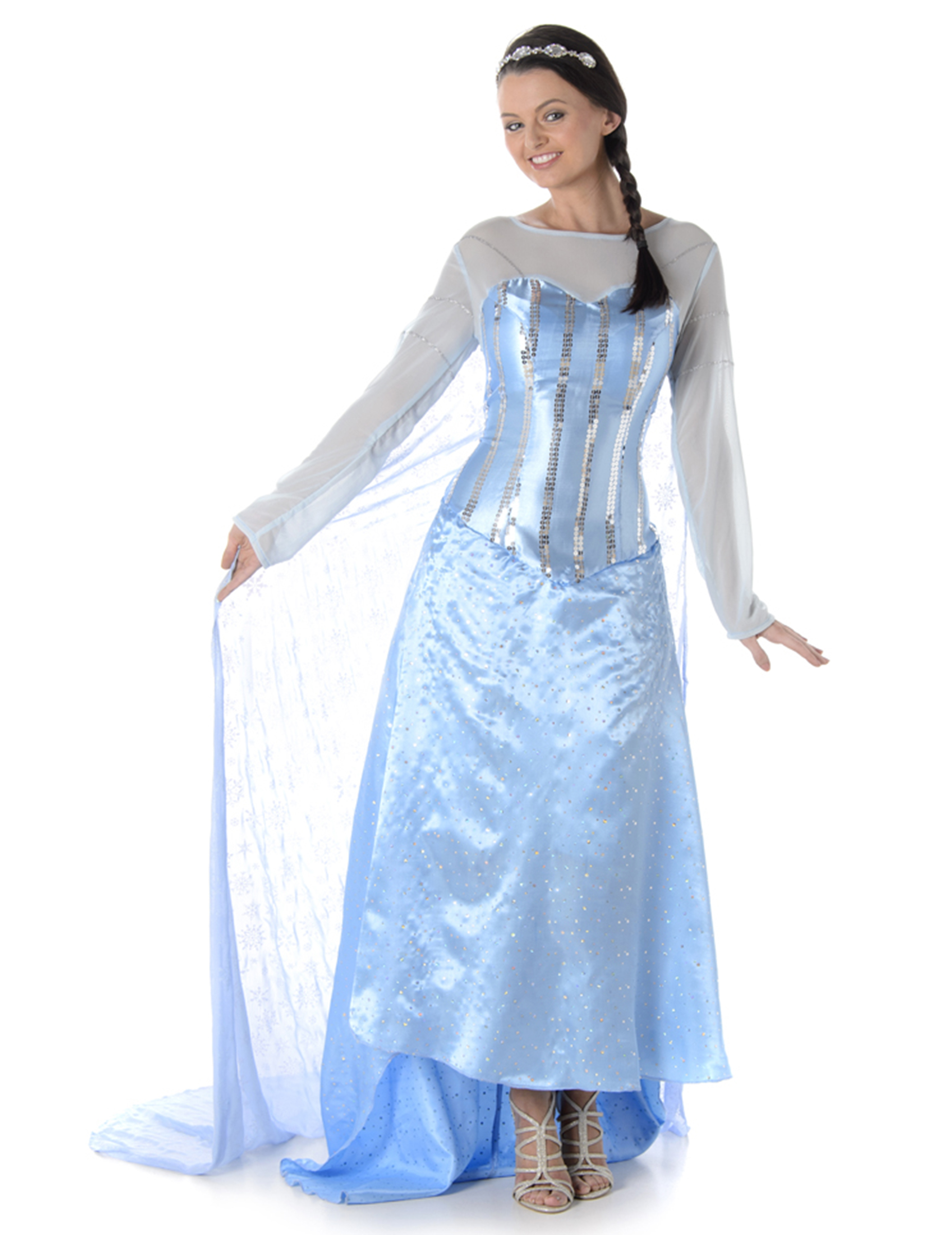 Déguisement reine des glaces femme