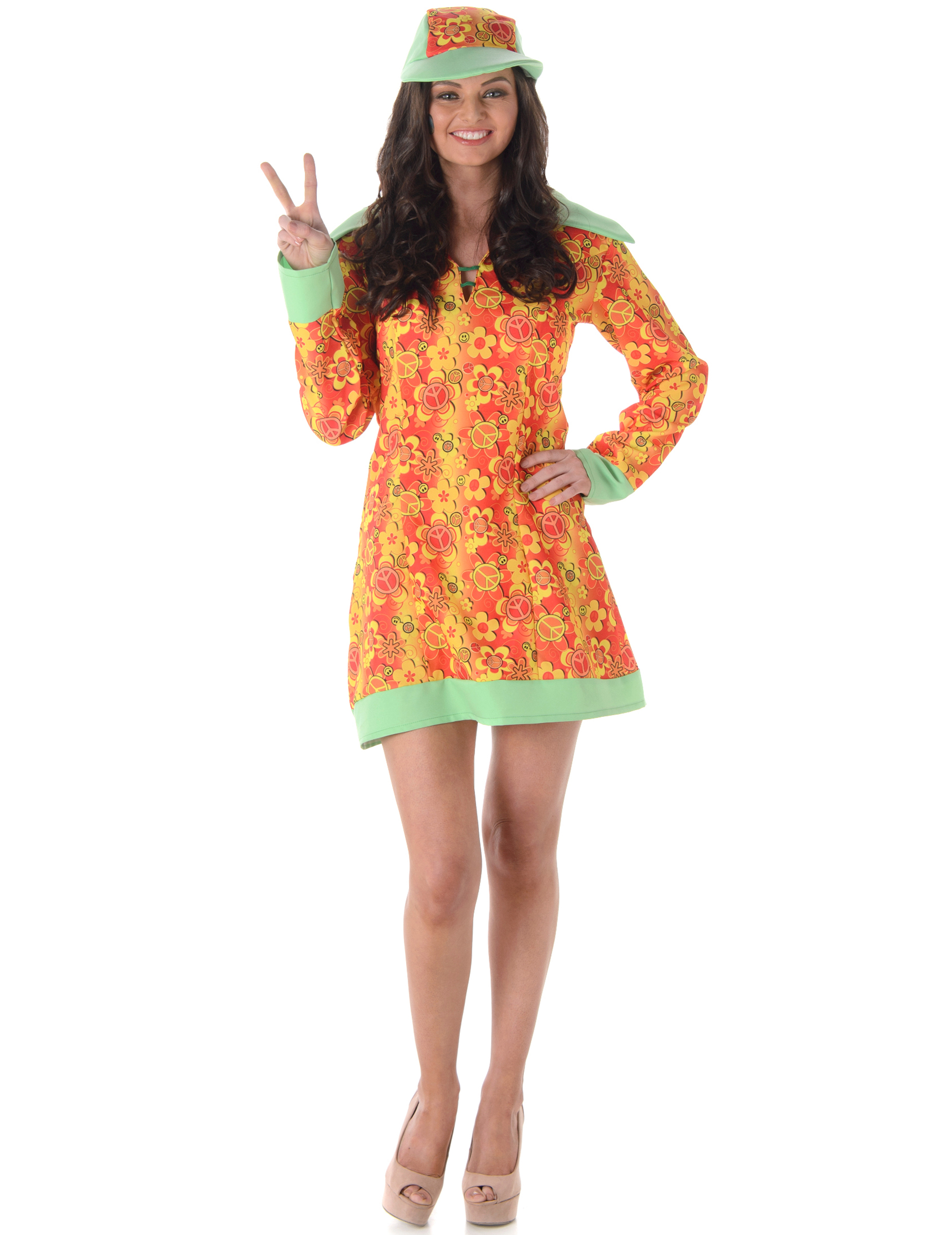 Déguisement disco hippie femme