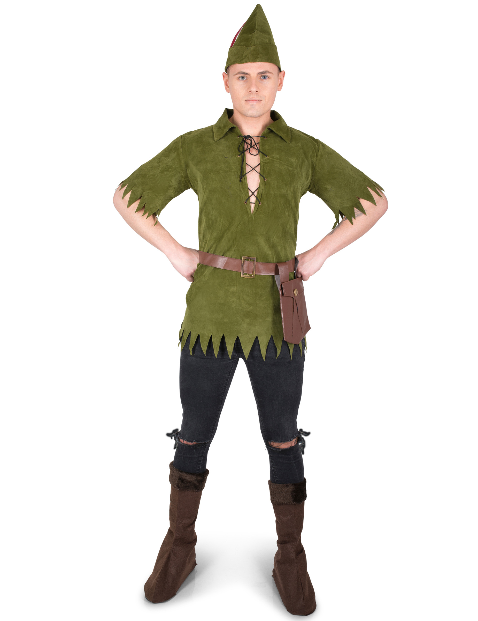Déguisement homme des bois effet daim homme
