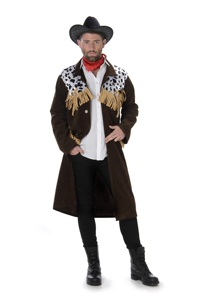 Déguisement veste de cowboy homme
