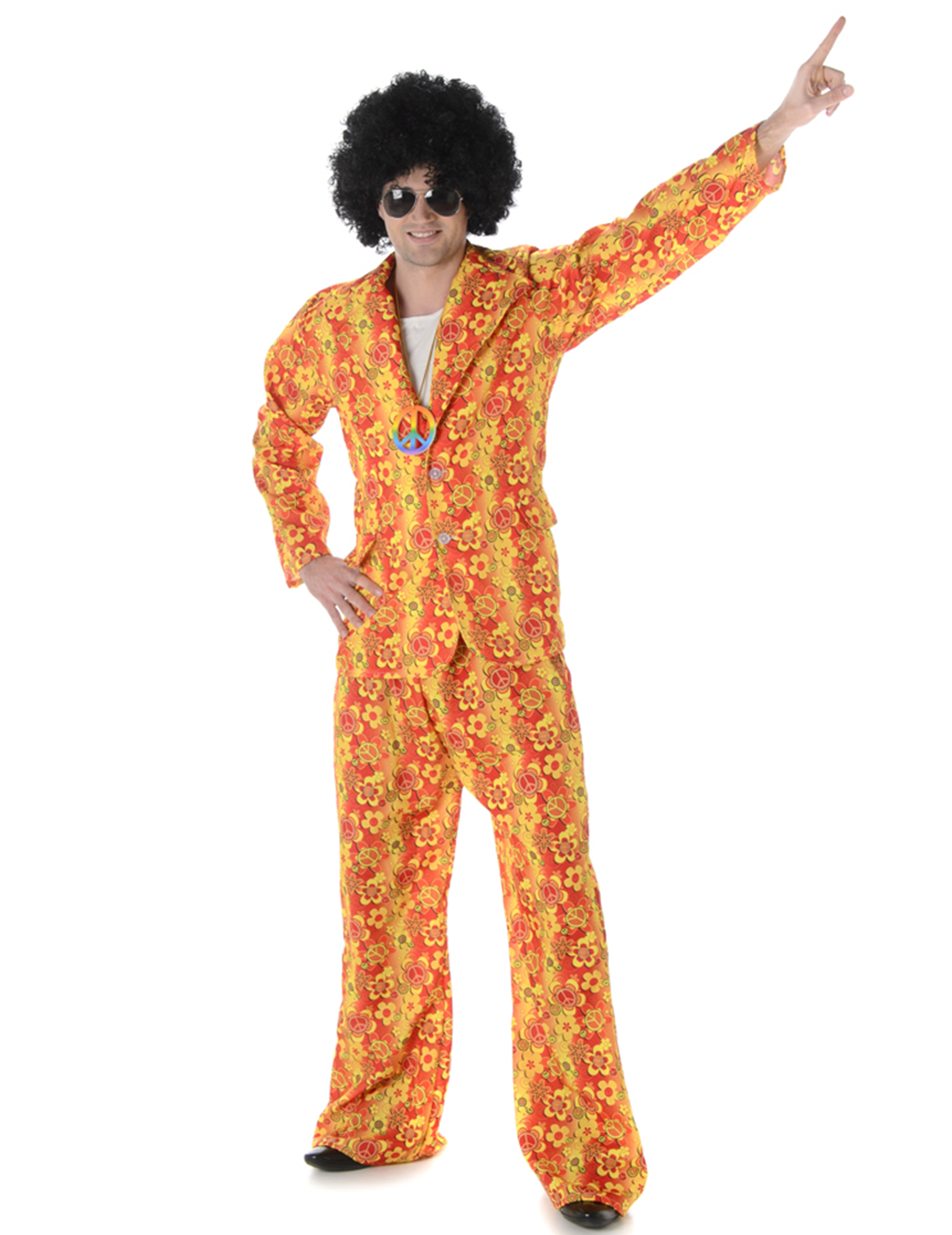 Déguisement disco hippie homme