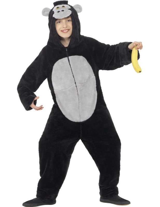 Déguisement gorille noir enfant