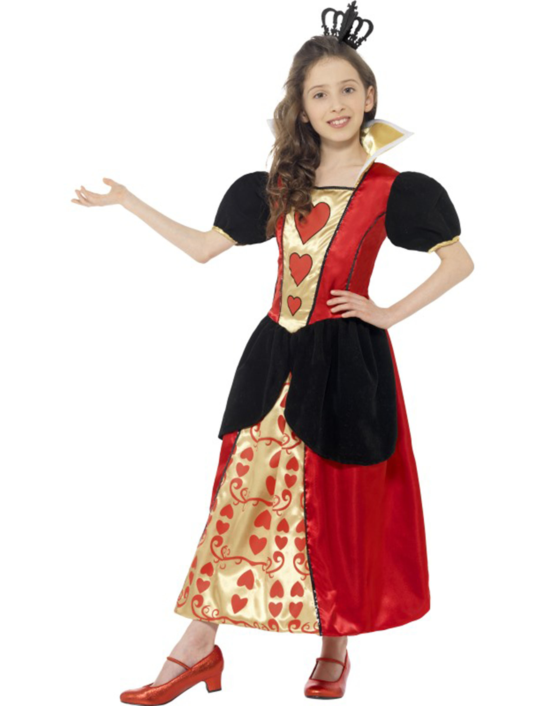Déguisement dame de coeur fille