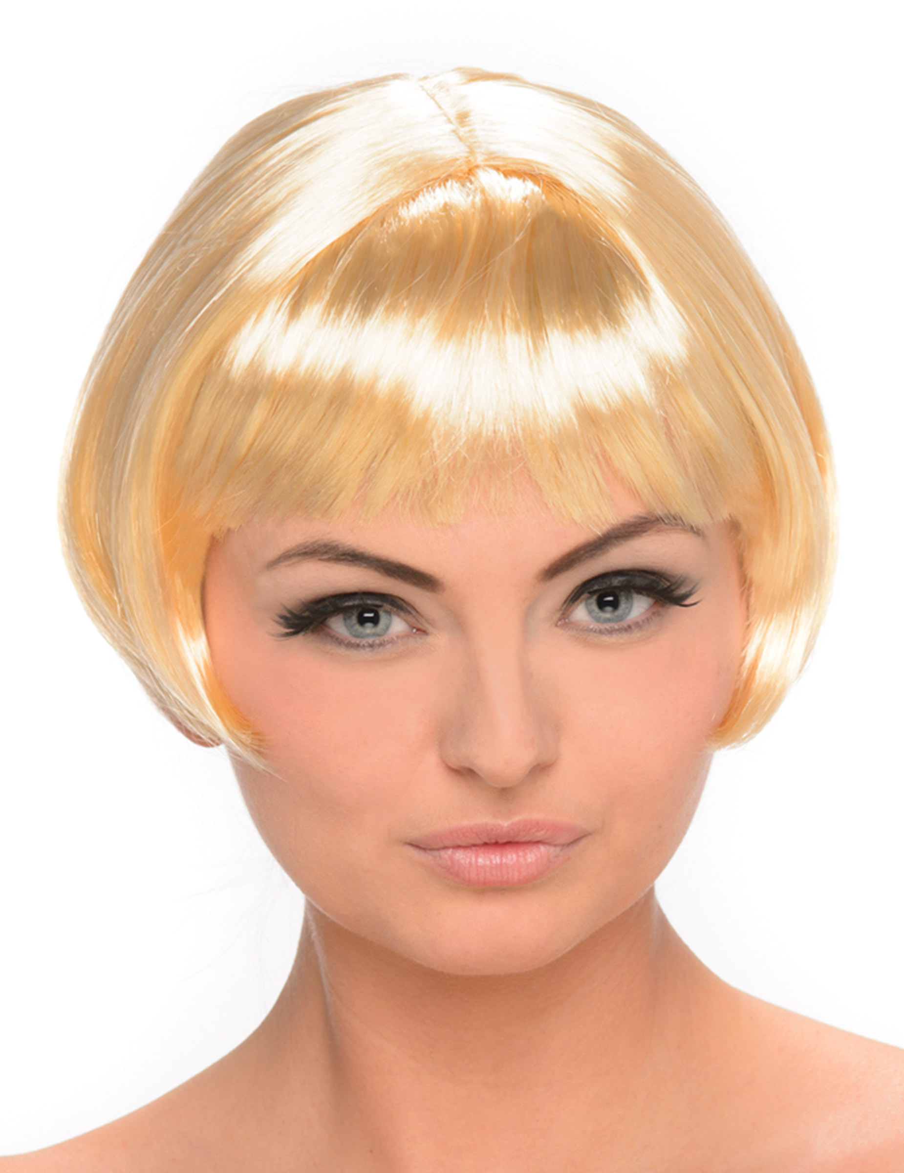 Perruque blonde carré court femme