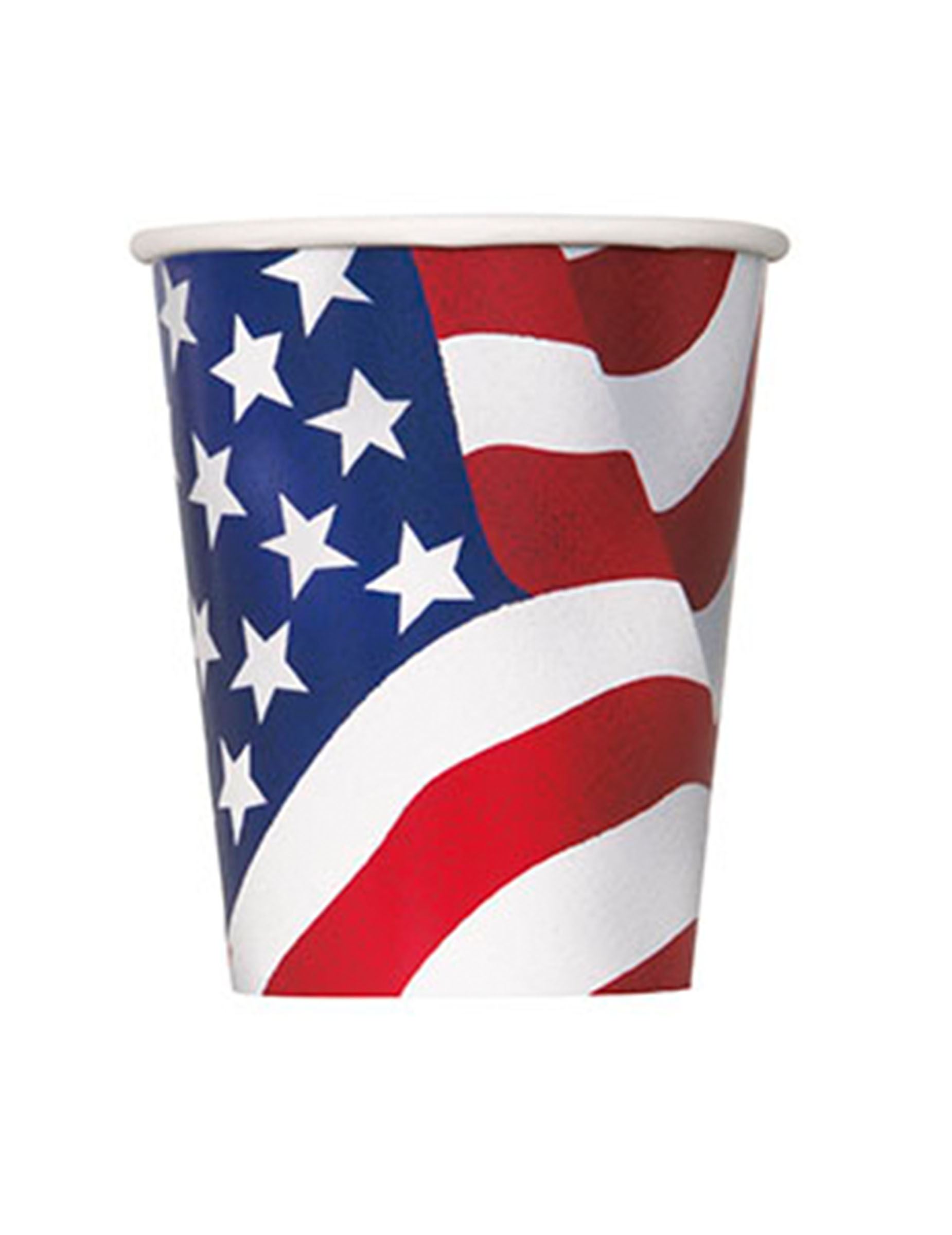 8 Gobelets en carton USA
