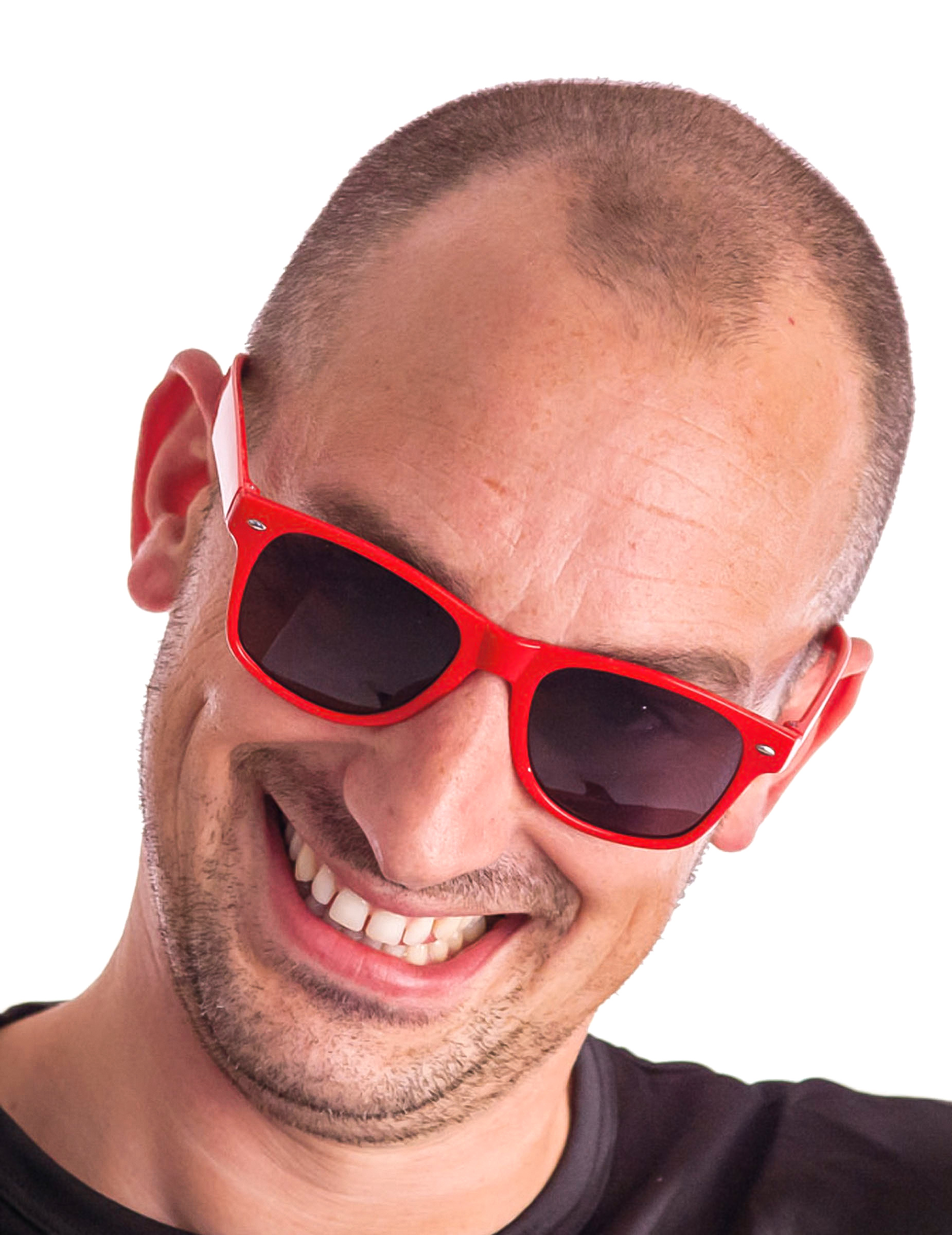 Lunettes blues rouge adulte