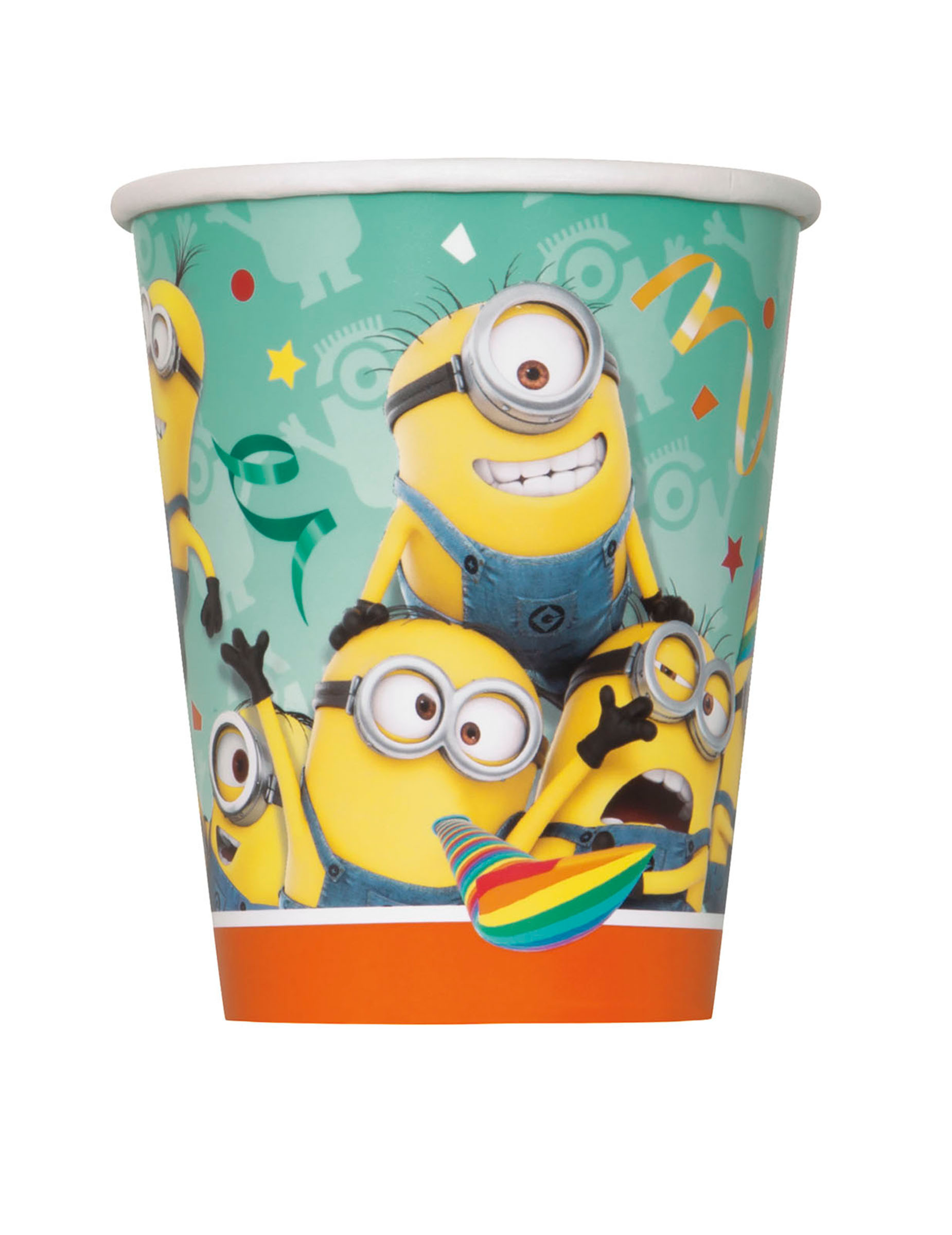 8 Gobelets en carton Minions 270 ml